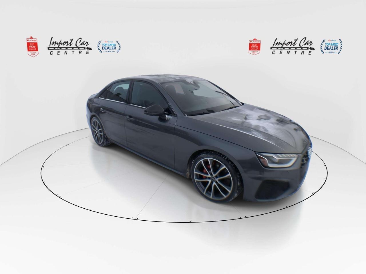 2022 Audi S4 3.0T Technik DIAMOND STITCHED LEATHER, BANG & OLUFSEN, MASSAGE SEATS, NAVI, ROOF, HEADS UP, ADAPTIVE CRUISE Photo