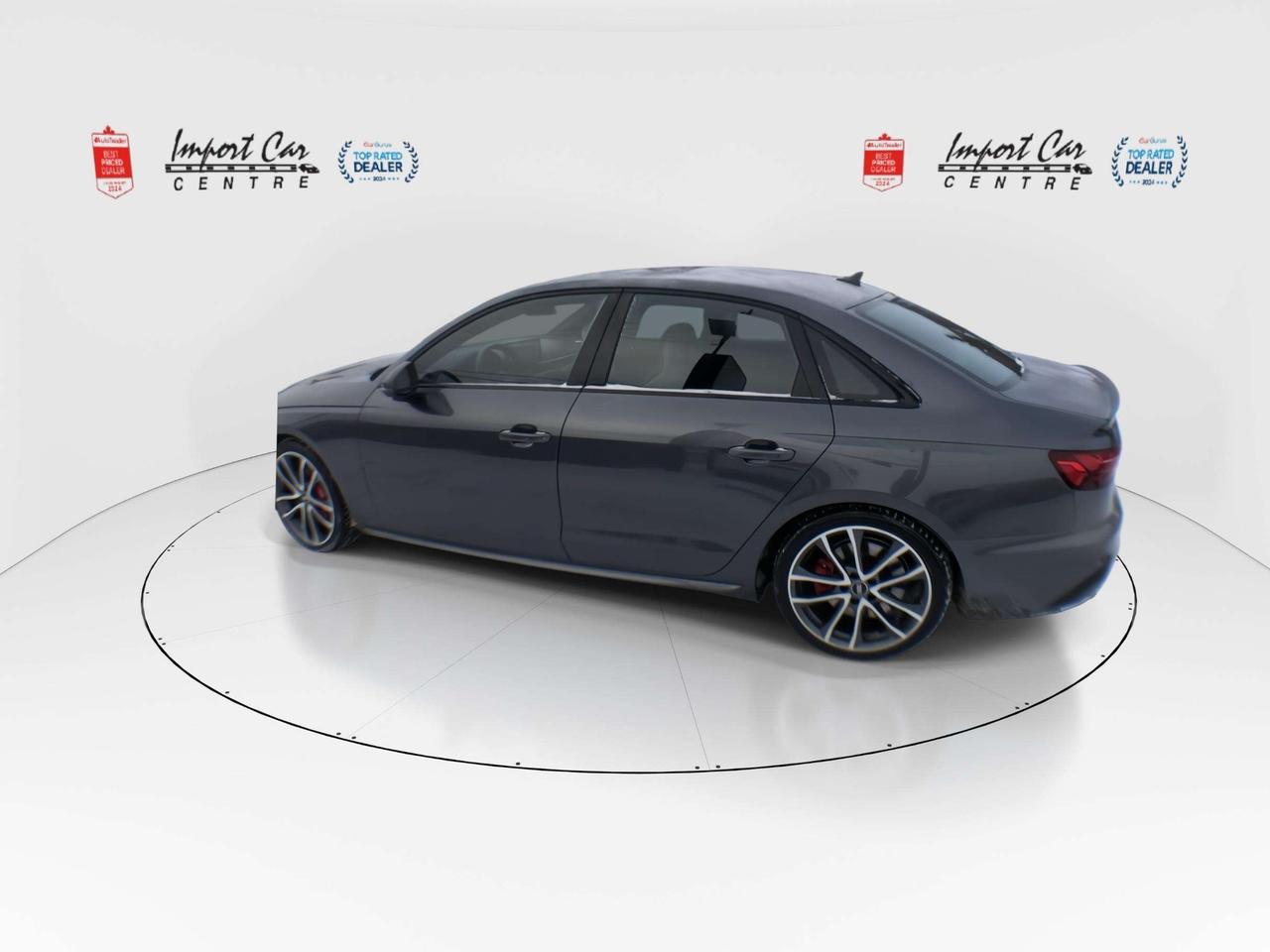 2022 Audi S4 3.0T Technik DIAMOND STITCHED LEATHER, BANG & OLUFSEN, MASSAGE SEATS, NAVI, ROOF, HEADS UP, ADAPTIVE CRUISE Photo