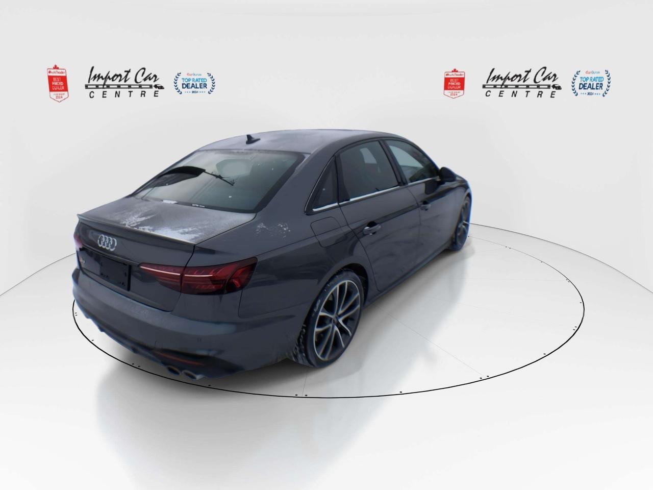 2022 Audi S4 3.0T Technik DIAMOND STITCHED LEATHER, BANG & OLUFSEN, MASSAGE SEATS, NAVI, ROOF, HEADS UP, ADAPTIVE CRUISE Photo