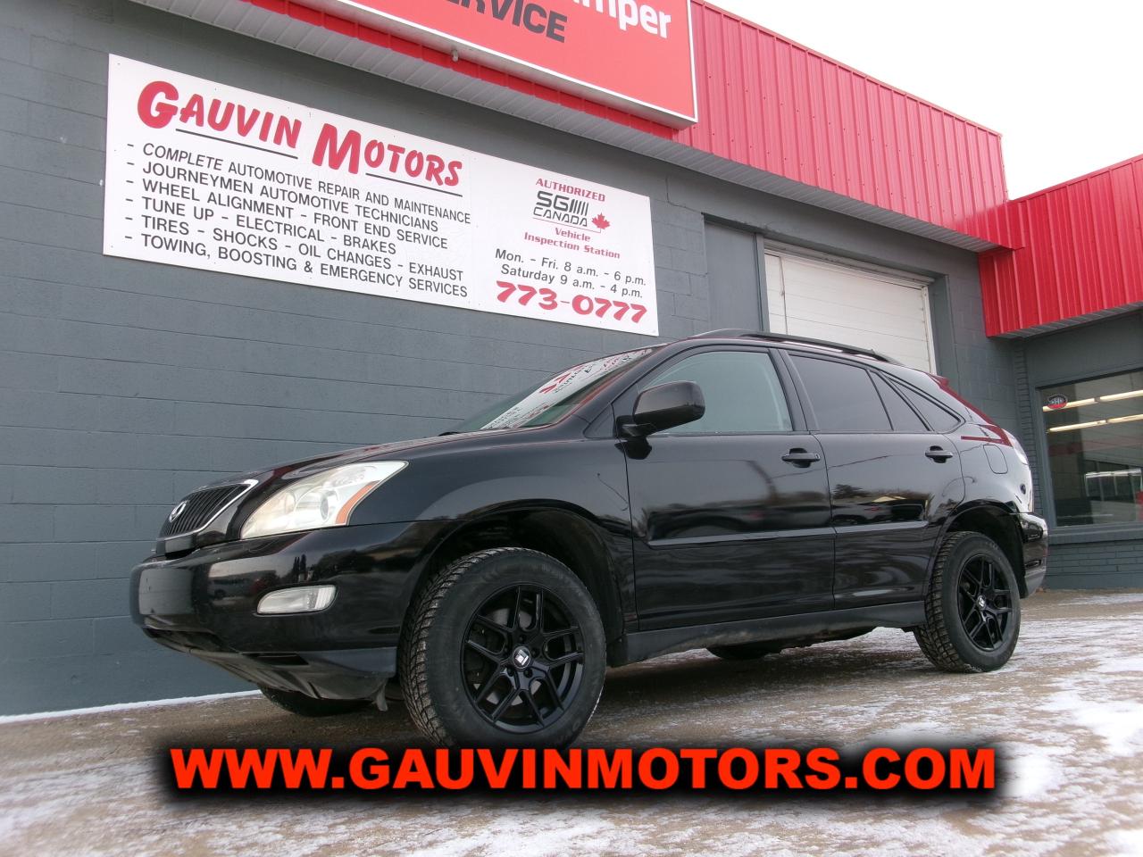 2007 LEXUS RX350, VERY HARD TO FIND AWD LUXURY SUV, YOUR CHANCE TO OWN THE MOST POPULAR LUXURY SUV ON THE PLANET, BUILT IN CANADA.  VERY WELL CARED FOR LOCAL UNIT WITH WINTER TIRES ON CUSTOM WHEELS AND NEW CONTINENTAL CROSS CONTACT LX25 SUMMER TIRES MOUNTED ON FACTORY LEXUS ALUM WHEELS, AFTER MARKET TWO WAY COMMAND START, SUNROOF, HEATED LEATHER, POWER TILT/TELESCOPIC STEERING, 6 DISC CD PLAYER, DIRECTIONAL HEADLAMPS, WEATHERTECH FLOORMATS, POWERFUL AND SMOOTH 3.5 V6 AUTO, ALWAYS FULL SYNTHETIC OIL ON SCHEDULED OIL CHANGES.
285,750 WELL CARED FOR KLMS, THIS UNIT HAS YEARS OF LIFE LEFT WITH NO ISSUES.  THE BEST 10K VEHICLE ON THE MARKET.