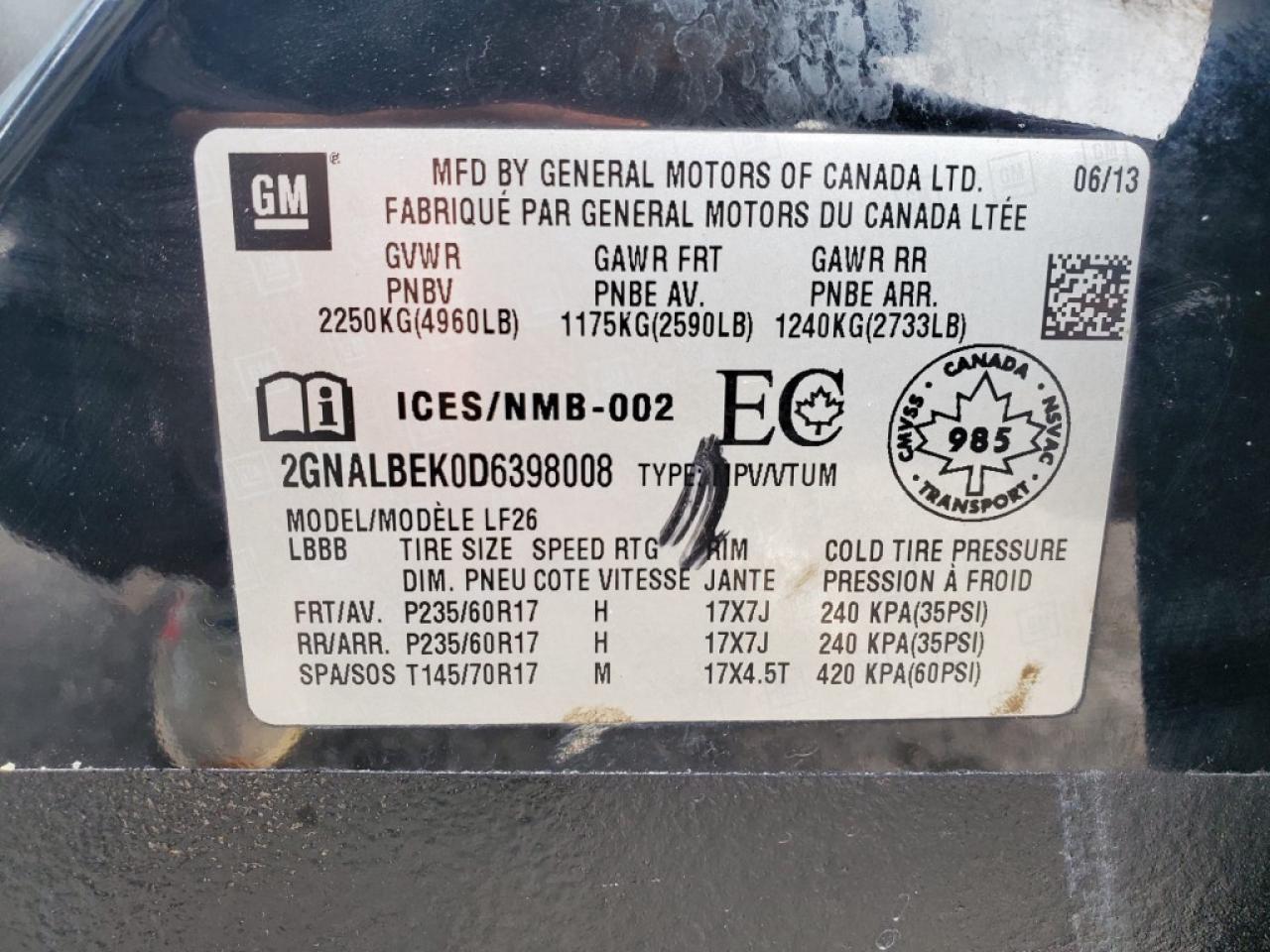 2013 Chevrolet Equinox LS Front-wheel Drive Sport Utility Automatic Photo