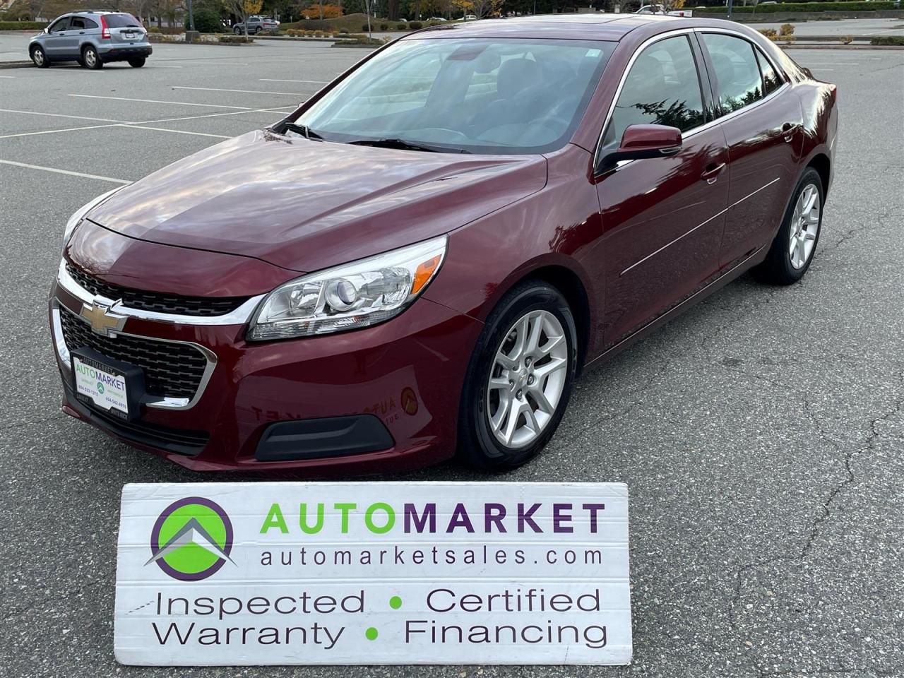 Used 2015 Chevrolet Malibu IMMACULATE LOW KM AND GREAT FINANCING. INSPECTED WITH WARRANTY for sale in Surrey, BC