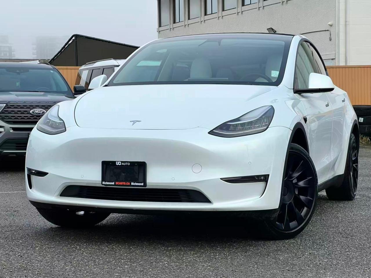 Used 2022 Tesla Model Y Long Range AWD/ NO ACCIDENT/ BC LOCAL/ WHITE INTERIOR for sale in Richmond, BC