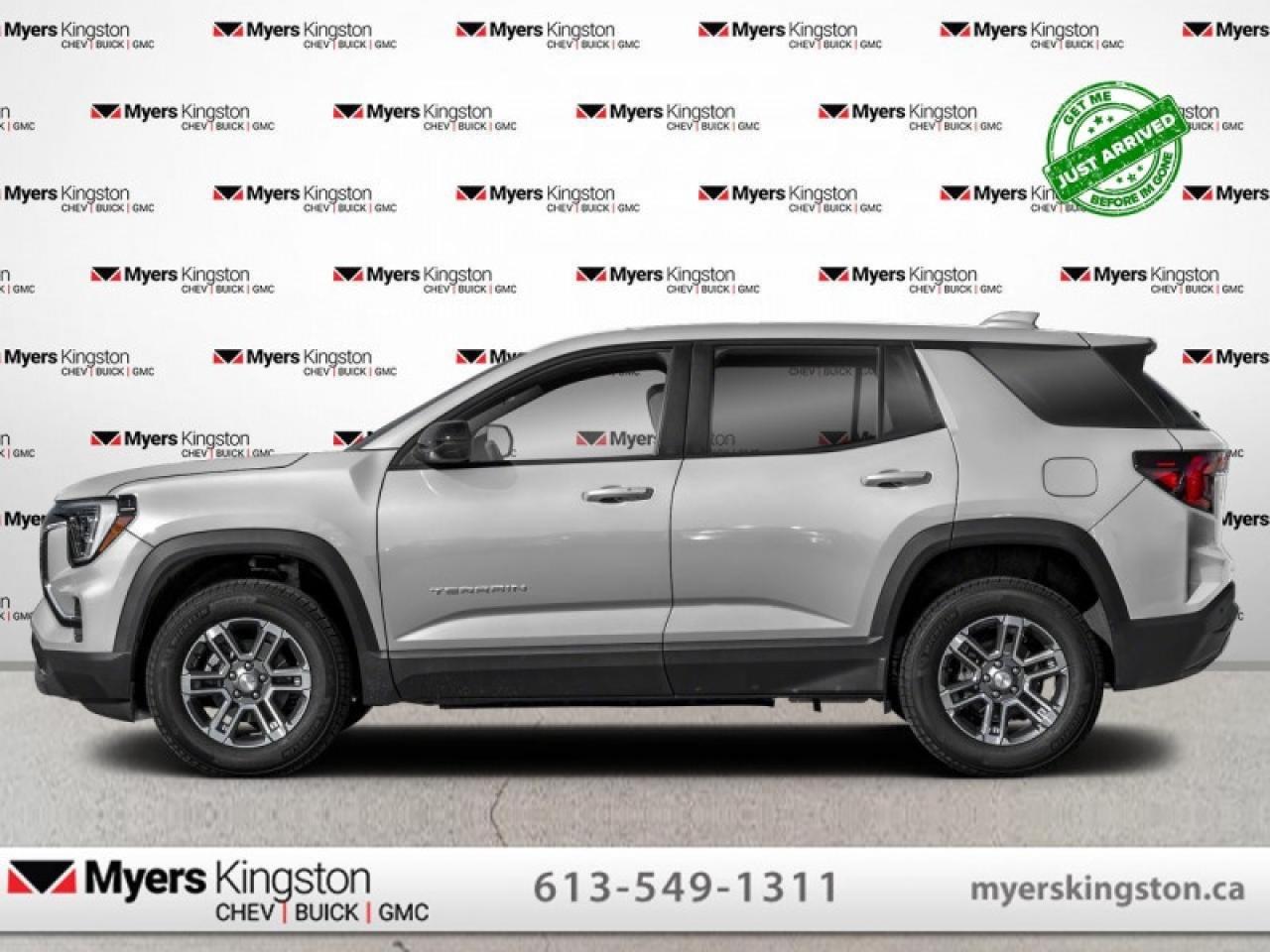 <b>Power Liftgate,  Wireless Charging,  Heated Seats,  Heated Steering Wheel,  Remote Start!</b><br> <br> This 2026 Terrain is an exceptionally capable SUV ready to take on your urban demands. <br> <br>From endless details that drastically improve this SUVs usability, to striking style and amazing capability, this 2026 Terrain is exactly what you expect from a GMC SUV. The interior has a clean design, with upscale materials like soft-touch surfaces and premium trim. You cant go wrong with this SUV for all your family hauling needs.<br> <br>This Riverstone Metallic SUV has an Automatic transmission and is powered by a 175HP 1.5L 4 Cylinder Engine. <br> <br> Our Terrains trim level is AT4. Convenience Package II adds an 8-way power driver seat with lumbar support, dual-zone automatic climate control with humidity and windshield temperature sensors, AutoSense hands-free liftgate, RainSense wipers with heated park, a universal home remote, wireless phone charging, brushed aluminum roof rails, and overhead sunglass storage. Driver Convenience Package brings remote start, heated front seats, a heated steering wheel, illuminated vanity mirrors, and express windows for all passengers, while a 15 Premium Infotainment System with Google Built-In, SiriusXM with 360L, wireless Apple CarPlay/Android Auto, Wi-Fi hotspot, and 5G connectivity elevate entertainment and connectivity. Interior amenities include premium cloth/CoreTec seats, adaptive cruise control, multiple USB ports, dual-zone automatic climate control, rear air vents, and active noise cancellation. Safety features include Enhanced Automatic Emergency Braking, Rear Cross Traffic Braking, Reverse Automatic Braking, Blind Zone Steering Assist, Lane Keep Assist with Lane Departure Warning, HD Rear Vision Camera, Teen Driver mode, and OnStar services for comprehensive driver confidence. This vehicle has been upgraded with the following features: Power Liftgate, Wireless Charging, Heated Seats, Heated Steering Wheel, Remote Start, Adaptive Cruise Control, Lane Keep Assist. This is a demonstrator vehicle driven by a member of our staff and has just 271 km.<br><br> <br>To apply right now for financing use this link: <a href=https://www.taylorautomall.com/finance/apply-for-financing/ target=_blank>https://www.taylorautomall.com/finance/apply-for-financing/</a><br><br> <br/> See dealer for details. <br> <br>HST, licensing, and Federal luxury tax (if applicable) are extra. <br><br> Come by and check out our fleet of 30+ used cars and trucks and 180+ new cars and trucks for sale in Kingston.  o~o