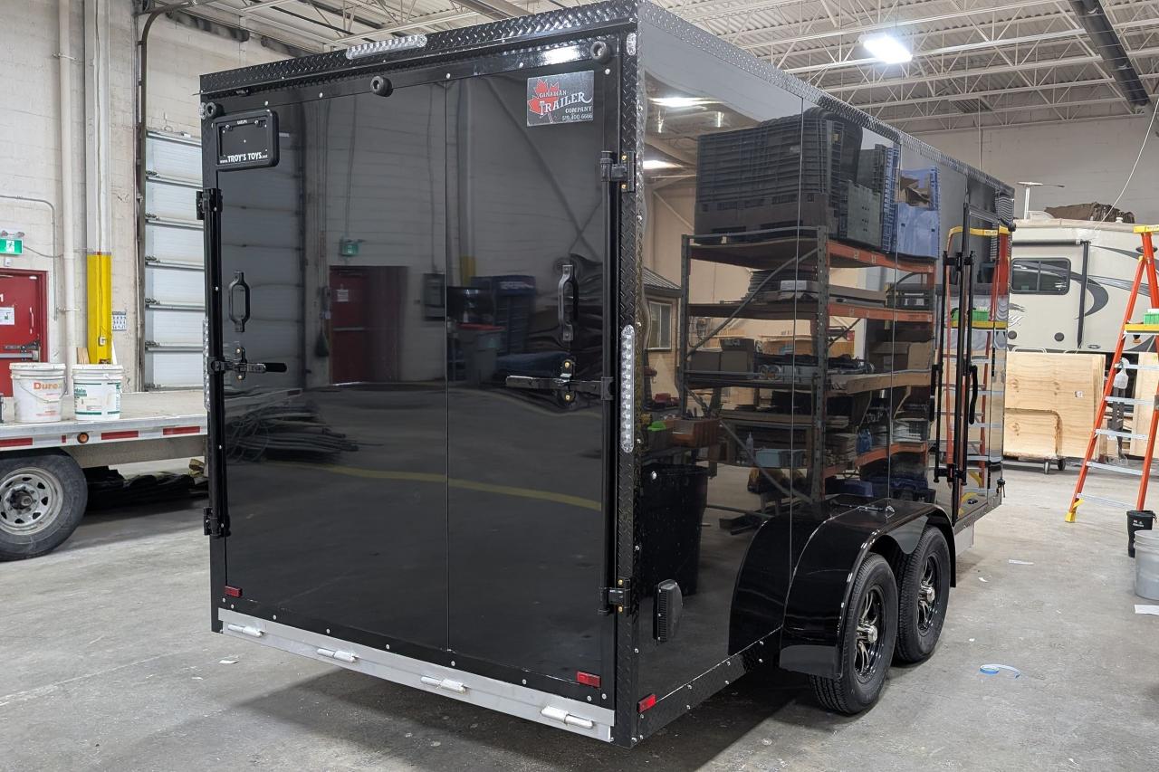 2025 Canadian Trailer Company 7x16 V-Nose Cargo Trailer Aluminum Tandem Axle Photo3