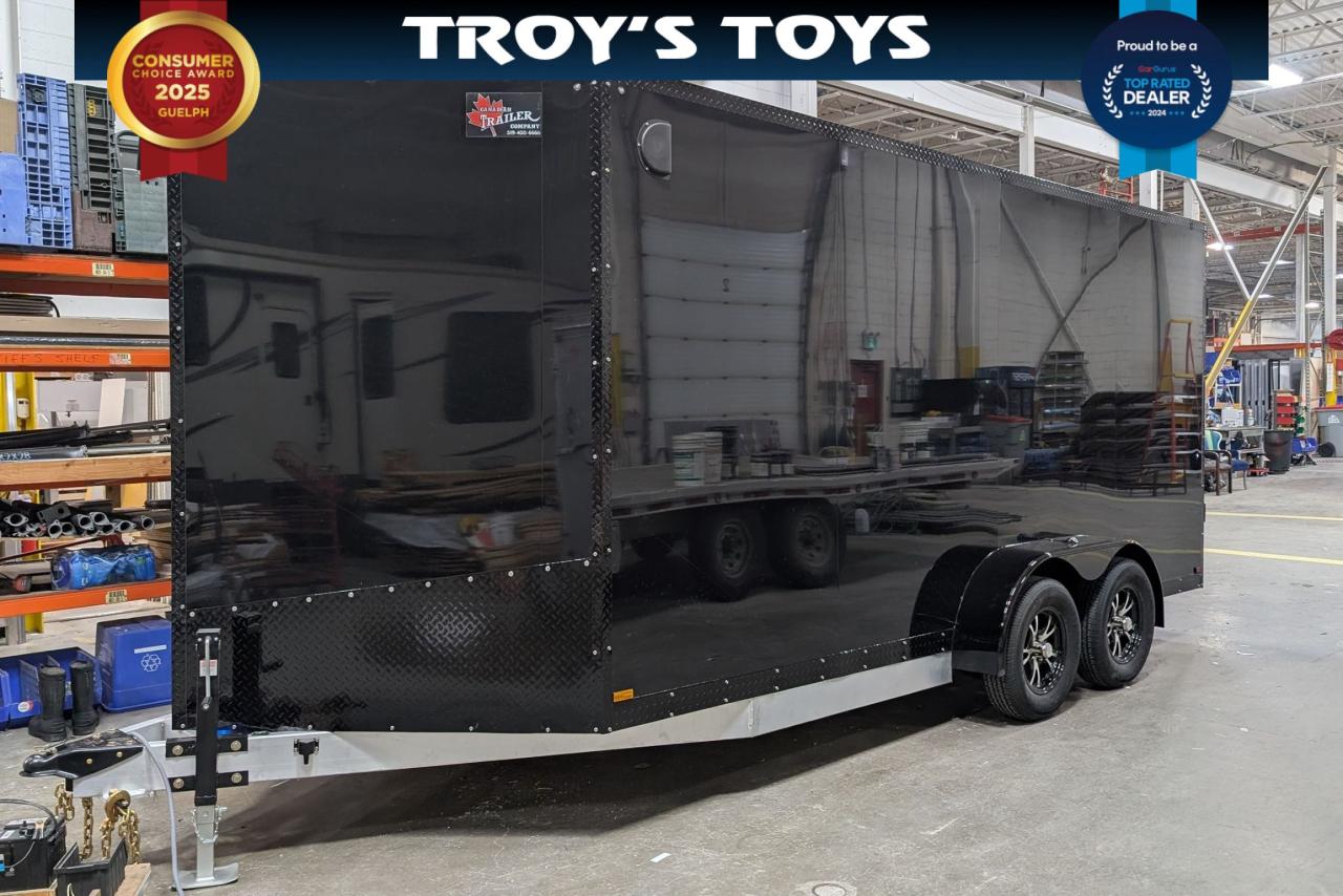 2025 Canadian Trailer Company 7x16 V-Nose Cargo Trailer Aluminum Tandem Axle