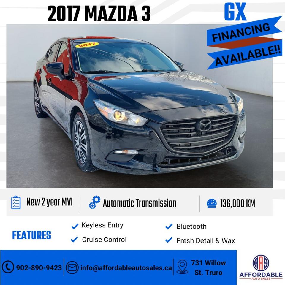 Used 2017 Mazda MAZDA3 GX for sale in Truro, NS