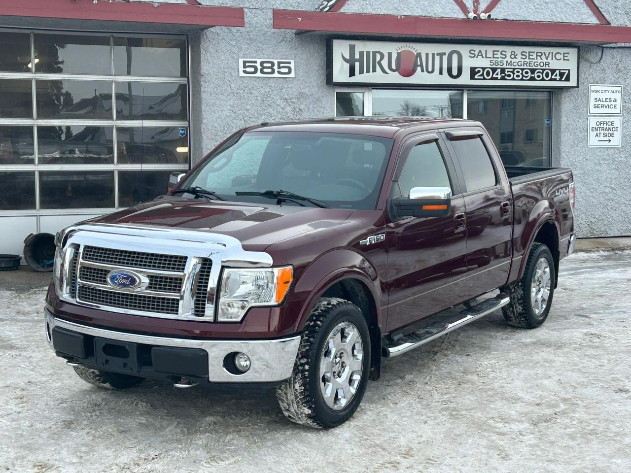 <p class=my-2 [&+p]:mt-4 [&_strong:has(+br)]:inline-block [&_strong:has(+br)]:pb-2><strong>2009 Ford F-150 Lariat 4WD &ndash; $15,990 + tax</strong><br><strong>Mileage:</strong>&nbsp;164,425 km (Extremely Low for Year!)<br><strong>VIN:</strong>&nbsp;1FTPW14V39FA87766<br><strong>Status:</strong>&nbsp;Clean Title, Fresh Manitoba Safety!</p><p class=my-2 [&+p]:mt-4 [&_strong:has(+br)]:inline-block [&_strong:has(+br)]:pb-2>Experience top-of-the-line luxury and legendary Ford toughness. This 2009 Lariat 4x4 is a rare find with only 164k original kilometers. Powered by the robust 5.4L Triton V8, it&rsquo;s built for towing and hauling but doesn&rsquo;t sacrifice comfort. It comes fully safetied, detailed, and equipped with a&nbsp;<strong>BRAND NEW set of winter tires</strong>, making it turn-key ready for the season.</p><p class=my-2 [&+p]:mt-4 [&_strong:has(+br)]:inline-block [&_strong:has(+br)]:pb-2><strong>Key Features:</strong><br>✅&nbsp;<strong>5.4L V8 Engine</strong>&nbsp;&ndash; Heavy-duty towing & passing power<br>✅&nbsp;<strong>Premium Leather Interior</strong>&nbsp;&ndash; Top-tier comfort & durability<br>✅&nbsp;<strong>New Winter Tire Set</strong>&nbsp;&ndash; Maximum traction on ice & snow<br>✅&nbsp;<strong>Remote Start</strong>&nbsp;&ndash; Essential for Winnipeg mornings<br>✅&nbsp;<strong>Heated Seats</strong>&nbsp;&ndash; Stay warm all winter<br>✅&nbsp;<strong>4WD System</strong>&nbsp;&ndash; Shift-on-the-fly capability<br>✅&nbsp;<strong>Backup Camera & Sensors</strong>&nbsp;&ndash; Easy trailer hookup & parking<br>✅&nbsp;<strong>Dual-Zone Climate Control</strong>&nbsp;&ndash; Comfort for you and your passenger<br>✅&nbsp;<strong>Two Sets of Keys included</strong><br>✅&nbsp;<strong>Clean Carfax Available</strong></p><p class=my-2 [&+p]:mt-4 [&_strong:has(+br)]:inline-block [&_strong:has(+br)]:pb-2><strong>📍 Hiru Auto Sales & Service | 585 McGregor St, Winnipeg</strong><br>📞&nbsp;<strong>Call/Text (431) 816-7269 to book a test drive today!</strong></p><p class=my-2 [&+p]:mt-4 [&_strong:has(+br)]:inline-block [&_strong:has(+br)]:pb-2>#FordF150 #Lariat #WinnipegTrucks #LowKM #HiruAuto #ManitobaSafety #4x4 #Towing #LuxuryTruck</p>