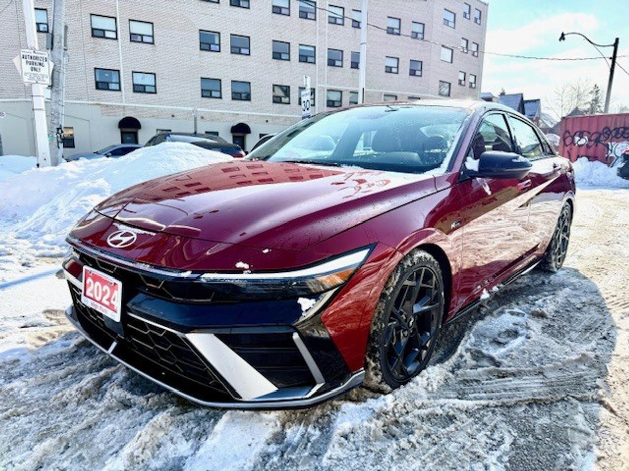 2024 Hyundai Elantra N Line Ultimate, LEATHER, NAVI, NEW TIRES + WINTER Photo0