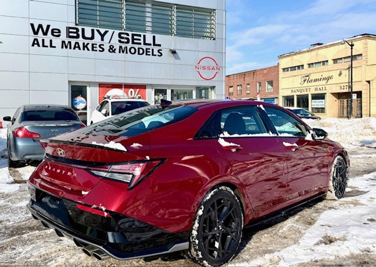 2024 Hyundai Elantra N Line Ultimate, LEATHER, NAVI, NEW TIRES + WINTER Photo4