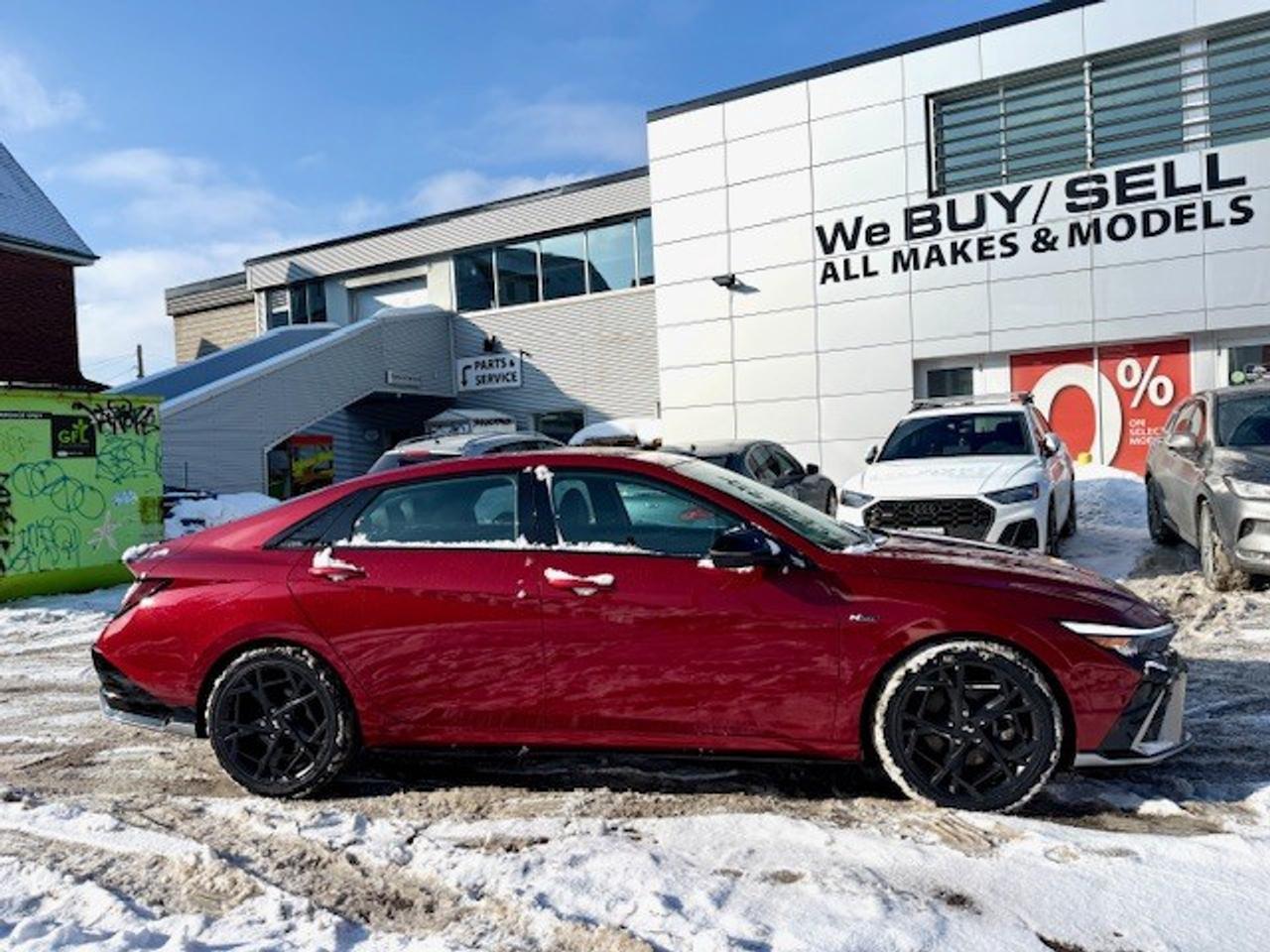 2024 Hyundai Elantra N Line Ultimate, LEATHER, NAVI, NEW TIRES + WINTER Photo