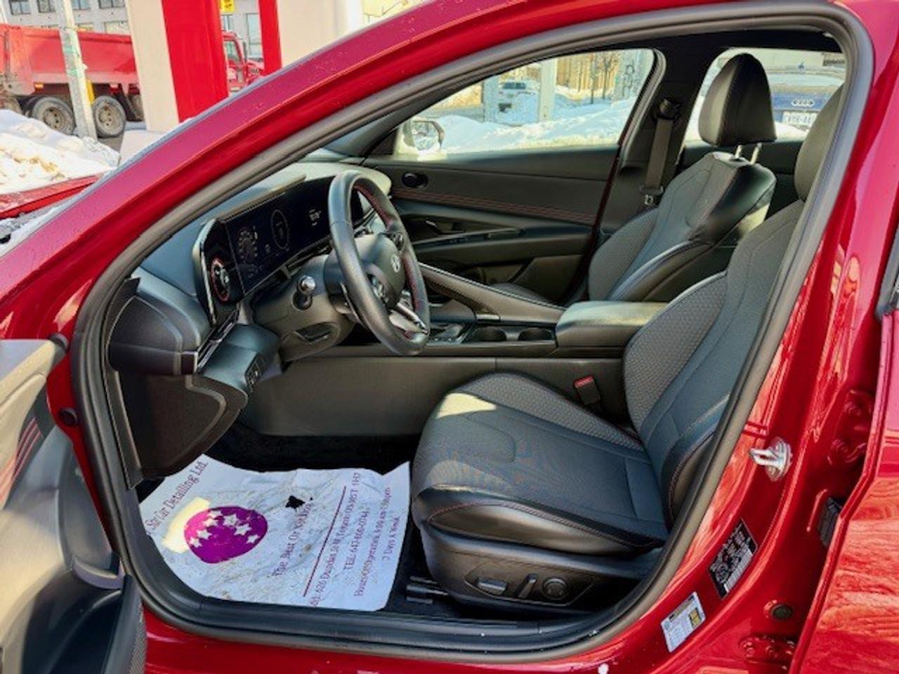 2024 Hyundai Elantra N Line Ultimate, LEATHER, NAVI, NEW TIRES + WINTER Photo