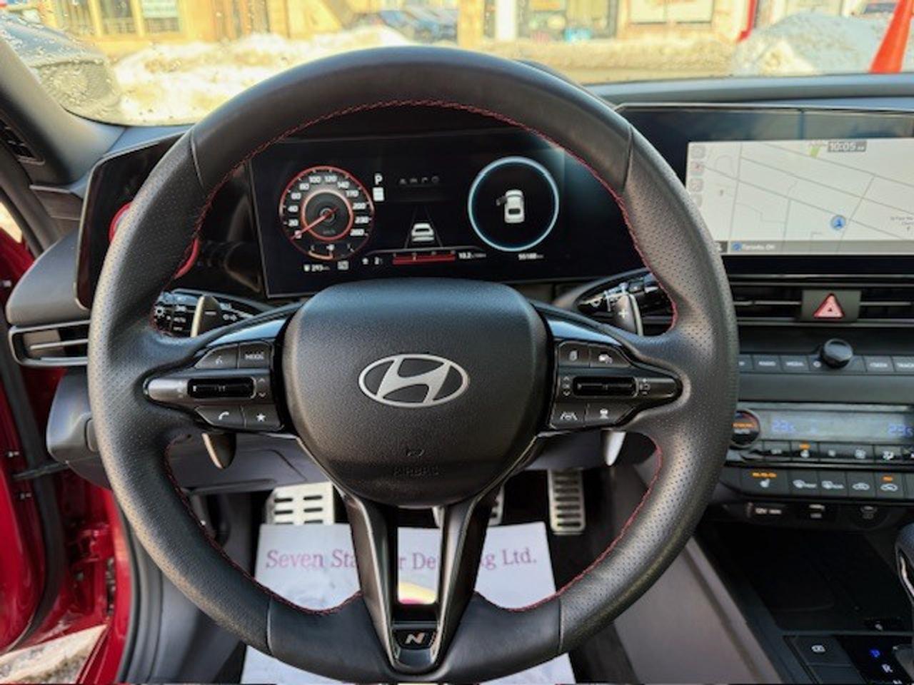 2024 Hyundai Elantra N Line Ultimate, LEATHER, NAVI, NEW TIRES + WINTER Photo