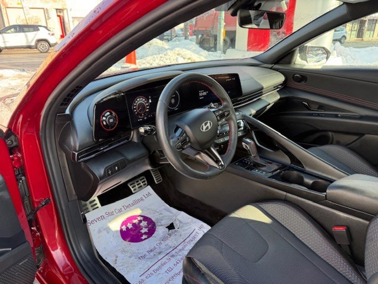 2024 Hyundai Elantra N Line Ultimate, LEATHER, NAVI, NEW TIRES + WINTER Photo