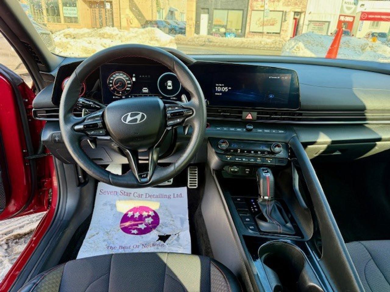 2024 Hyundai Elantra N Line Ultimate, LEATHER, NAVI, NEW TIRES + WINTER Photo