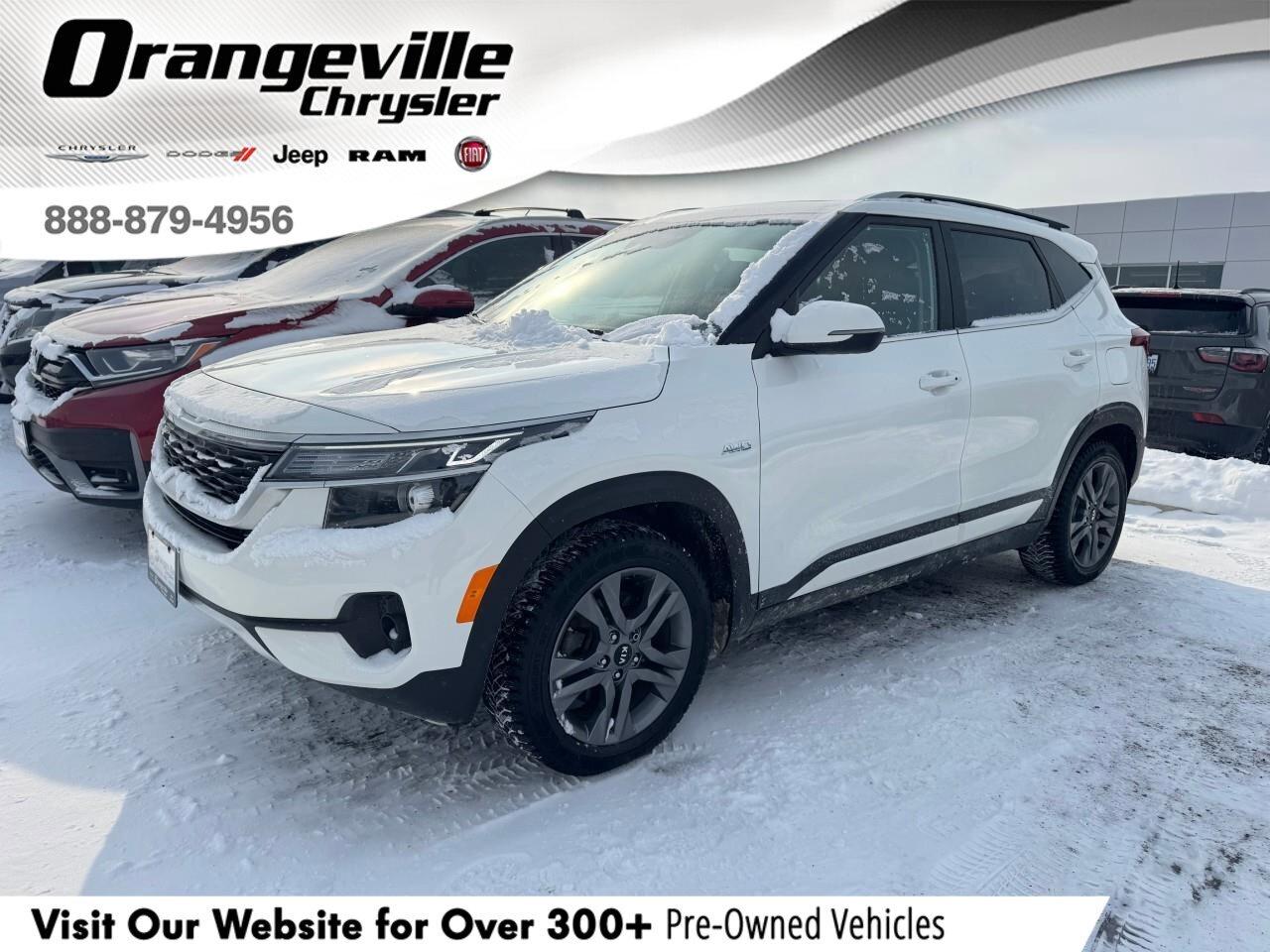 2021 Kia Seltos SEX, 2.0 L 4-CYLINDER, AWD, ALLOYS, SUNROOF, LEATH Photo