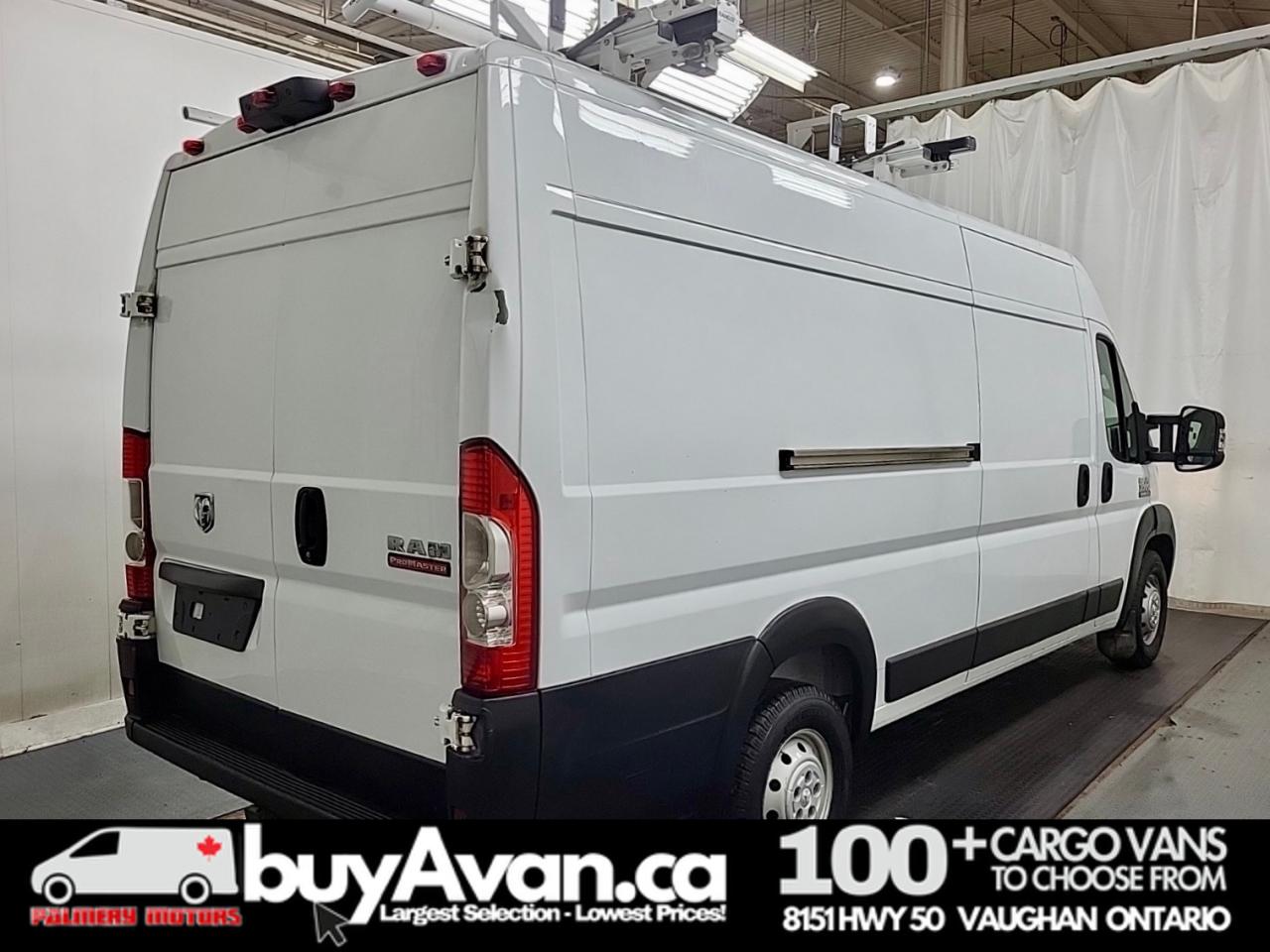 2019 RAM ProMaster Cargo Van Promaster 3500 High Roof 159WB + Racks Divider Photo