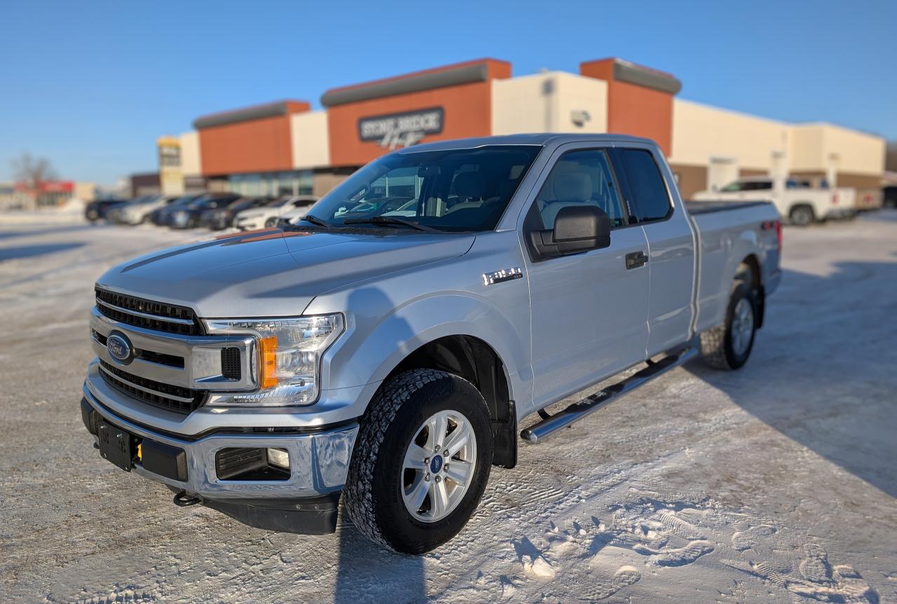 <p>Come finance this vehicle with us. Apply on our website stonebridgeauto.com&nbsp;</p><p>2018 Ford F-150 XLT SuperCab with 127000kms. 5.0 liter V8 4x4&nbsp;</p><p>Clean title and safetied. Manitoba Owned. 6.5 FT BOX</p><p>6 seats&nbsp;<br>Factory trailer brakes&nbsp;<br>Tonneau cover&nbsp;<br>Bluetooth<br>Cruise control&nbsp;<br>Back up Camera&nbsp;<br>Side step</p><p>We take trades! Vehicle is for sale in Steinbach by STONE BRIDGE AUTO INC. Dealer #5000 we are a small business focused on customer satisfaction. Text or call before coming to view and ask for sales.</p>