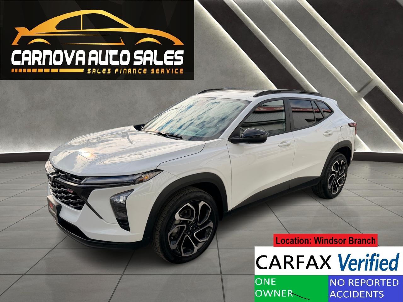 Used 2024 Chevrolet Trax 2RS+Leather+Roof+ONE OWNER+CLEAN CARFAX for sale in Windsor, ON