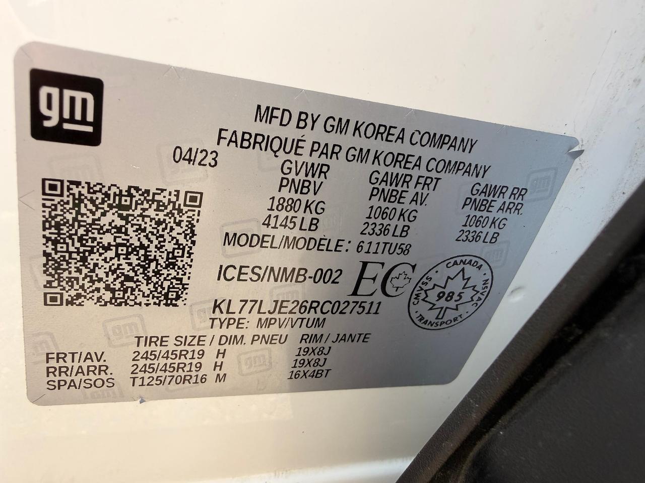 2024 Chevrolet Trax 2RS+Leather+Roof+ONE OWNER+CLEAN CARFAX Photo