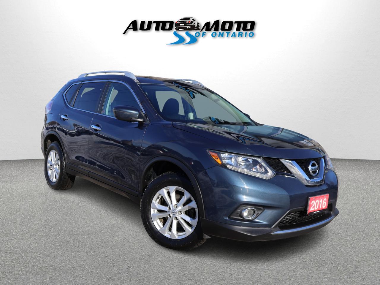<p>*SAFETY INCLUDED*ACCIDENT FREE*LOCAL ONTARIO CAR*19 SERVICE RECORDS*<span> Very Clean Nissan Rogue SV AWD 2.5L 4Cyl Automatic </span><span>Transmission</span><span>. Blue on Charcoal Interior. Power Windows, Power Seats, Power Locks, and Power Mirrors, CD/AUX, AC, Keyless Entry, Back Up Camera, Bluetooth, Panoramic Roof, Heated Front Seats, Auto Dimming Mirrors, Fog Lights, Push To Start, Steering Mounted Controls, Cruise System, Roof Rack, Side Turning Signals, Power Driver Seat, and ALL THE POWER OPTIONS!! </span></p><pre><p><span>-------------------------------------------------</span><br><span>Financing options are available start from 6.29% with $0 Down payment O.A.C.</span><br><span>-------------------------------------------------</span><br><span>SAFETY CERTIFICATION INCLUDED*** Vehicle comes with: Safety Certification, and Car Fax Report ALL INCLUDED!! At no extra cost to you!! Dont miss this opportunity to own a high-quality, pre-owned vehicle. </span><br><span>-------------------------------------------------</span><br><span>Additionally, our vehicles qualify for up to 4 years of extended warranty. Please speak to your sales representative for more information.</span><br><span>-------------------------------------------------</span><br><span>We are open Monday to Saturday from 10am - 6pm, Sundays Closed.</span><br><span>-------------------------------------------------</span><br><span>We also welcome trade-ins, with on-site buyers available to estimate your vehicle on the same day.</span><br><span>-------------------------------------------------</span><br><span>Visit us at 3219 Harvester Road, Burlington, L7N 3N8 or call us at Nine O Five-281-2255 for more information.</span><br><span>------------------------------------------------</span><br><span>Check our inventory at www automotoinc ca</span></p></pre>