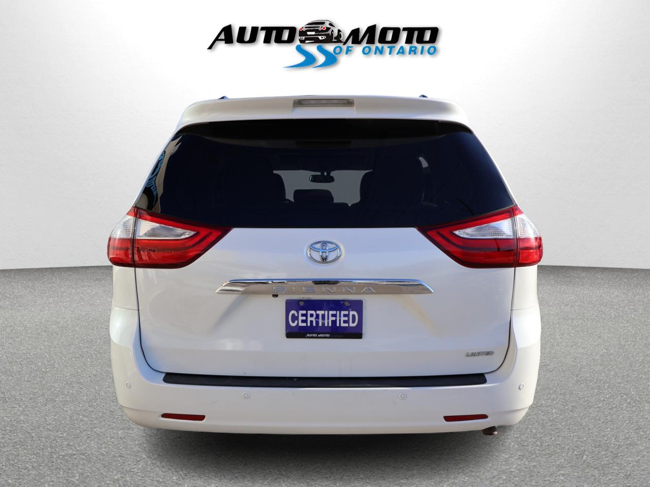 2017 Toyota Sienna LIMITED-PREMIUM CERTIFIED *7 SEATS*TOYOTA MAINTAIN* CAMERA NAV DVD BLUETOOTH LEATHER HEATED SEATS SUNROOF CRUISE ALLOYS Photo