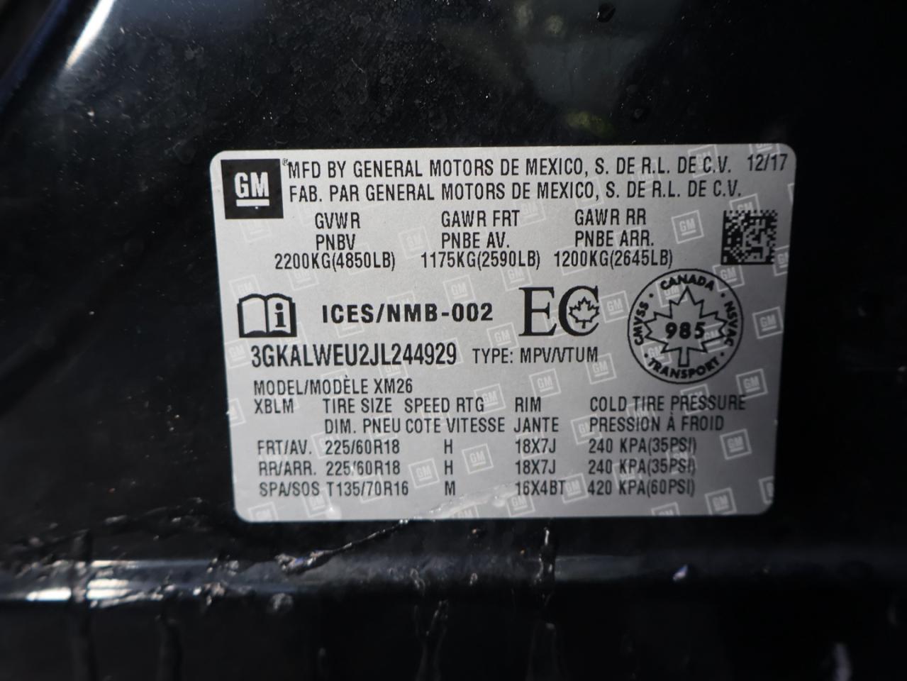 2018 GMC Terrain SLT AWD DIESEL CERTIFIED *ACCIDENT FREE*GMC MAINTAIN* CAMERA NAV BLUETOOTH LEATHER HEATED SEATS PANO ROOF CRUISE ALLOYS Photo