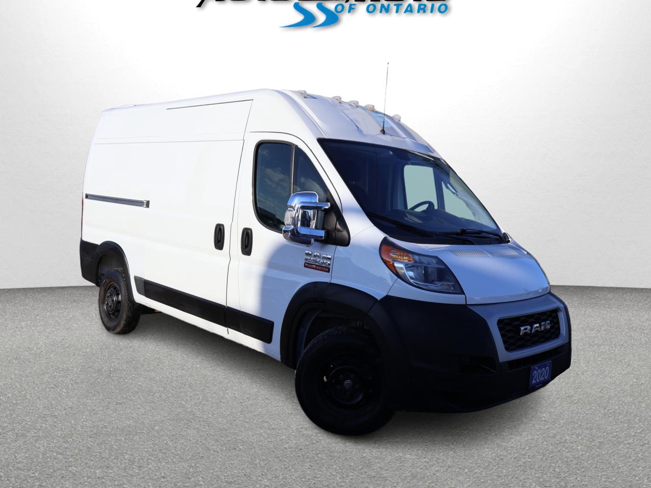 Used 2020 RAM ProMaster V6 2500 HIGH ROOF TRADESMAN 136-in WB CERTIFIED *ACCIDENT FREE* CAMERA BLUETOOTH ALLOYS for sale in Burlington, ON