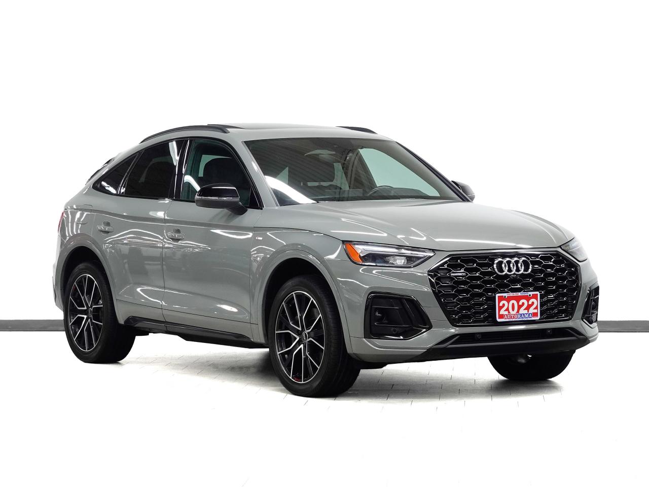 <div style=margin-bottom: 15px;><p data-path-to-node=0>Cash Price: $35,950 Finance Price: $33,950</p></div><div style=margin-bottom: 15px;><p data-path-to-node=1>Clean CarFax. Panoramic sunroof | Navigation | S-line exterior styling | Leather seats | Power tailgate | Audi virtual cockpit | Blind spot monitoring | Lane departure warning | Heated front seats & steering wheel | Apple CarPlay / Android Auto | Backup camera | Bluetooth. 2.0L Turbocharged 4-cylinder engine. Smooth Eco Comfort. Extended warranty options available. Trades are welcome. Financing for all credit types. Same-day approval. 125-point inspection completed. Detailed from corner to corner. Over 250 high-quality used vehicles available at the lowest prices for you to choose from. All vehicles are indoors. Visit us rain or shine.</p></div><div style=margin-bottom: 15px;>Call us to book a test drive: <a href=tel:4167397262>416-739-7262</a><br>Get pre-approved for your car loan in a minute: <a href=https://www.autorama.ca/financing/>Apply for Used Car Financing</a><br>Visit our showroom: 1205 Finch Ave West, North York, ON M3J 2E8</div><div style=margin-top: 15px; margin-bottom: 15px;>&mdash;&mdash;&mdash;&mdash;&mdash;&mdash;&mdash;&mdash;&mdash;&mdash;&mdash;&mdash;&mdash;&mdash;&mdash;&mdash;&mdash;&mdash;&mdash;&mdash;&mdash;&mdash;&mdash;&mdash;&mdash;&mdash;&mdash;&mdash;</div><h3 style=margin-bottom: 5px; margin-top: 0;>Pricing:&nbsp;</h3><div style=margin-bottom: 15px;>Best Priced Dealer Award Winner for consecutive years. No admin or hidden fees. Prices exclude HST and licensing. Although every effort is made to ensure accuracy, Autorama is not responsible for typographical errors, omissions, or changes. Please verify all details in person. <span style=text-decoration: underline;>All vehicles can be Certified for an additional $999</span>. If not Certified, as per OMVIC Regulations, the vehicle is deemed to be not drivable and not Certified. Special pricing is not available to commercial, dealer, or exporting purchasers.</div><div style=margin-top: 15px; margin-bottom: 15px;>&mdash;&mdash;&mdash;&mdash;&mdash;&mdash;&mdash;&mdash;&mdash;&mdash;&mdash;&mdash;&mdash;&mdash;&mdash;&mdash;&mdash;&mdash;&mdash;&mdash;&mdash;&mdash;&mdash;&mdash;&mdash;&mdash;&mdash;&mdash;</div><h3 style=margin-bottom: 5px; margin-top: 0;>Financing</h3><div style=margin-bottom: 15px;>We welcome all credit types (no credit, new to the country, bankruptcy, consumer proposal, collections, and others). We offer $0 down and no payment for up to 6 months on approved credits. Want to get started now? Apply for a <a href=https://www.autorama.ca/financing/?utm_source=vdpdesc&utm_medium=vdpdesc>car loan online</a>. Same-day auto finance approvals and same-day delivery are available for qualified customers.</div><div style=margin-top: 15px; margin-bottom: 15px;>&mdash;&mdash;&mdash;&mdash;&mdash;&mdash;&mdash;&mdash;&mdash;&mdash;&mdash;&mdash;&mdash;&mdash;&mdash;&mdash;&mdash;&mdash;&mdash;&mdash;&mdash;&mdash;&mdash;&mdash;&mdash;&mdash;&mdash;&mdash;</div><h3 style=margin-bottom: 5px; margin-top: 0;>Vehicle Review</h3><div style=margin-bottom: 15px;><p data-path-to-node=11>The 2022 Audi Q5 Sportback Progressiv 45 TFSI combines the versatility of a premium SUV with the sleek, tapering roofline of a coupe. This S-Line model features aggressive exterior accents and sport-inspired badging that highlight its athletic stance. Under the hood, the powerful 45 TFSI turbocharged engine works in harmony with Audis legendary Quattro all-wheel-drive system for a confident and engaging drive. Inside, the Progressiv trim offers a tech-forward cabin featuring the Audi Virtual Cockpit and high-quality leather finishes, delivering a truly sophisticated luxury experience. We have a wide selection of used <a href=https://www.autorama.ca/vehicles?dsp_model=99793 target=_blank rel=noopener>Audi Q5</a> to help you choose.</p></div><div style=margin-top: 15px; margin-bottom: 15px;>&mdash;&mdash;&mdash;&mdash;&mdash;&mdash;&mdash;&mdash;&mdash;&mdash;&mdash;&mdash;&mdash;&mdash;&mdash;&mdash;&mdash;&mdash;&mdash;&mdash;&mdash;&mdash;&mdash;&mdash;&mdash;&mdash;&mdash;&mdash;</div><h3 style=margin-bottom: 5px; margin-top: 0;>Warranty</h3><div style=margin-bottom: 15px;>This vehicle qualifies for an extended warranty with a variety of terms and coverage options. Ask us anytime, we&rsquo;ll help you choose the plan that&rsquo;s right for you.</div><div style=margin-top: 15px; margin-bottom: 15px;>&mdash;&mdash;&mdash;&mdash;&mdash;&mdash;&mdash;&mdash;&mdash;&mdash;&mdash;&mdash;&mdash;&mdash;&mdash;&mdash;&mdash;&mdash;&mdash;&mdash;&mdash;&mdash;&mdash;&mdash;&mdash;&mdash;&mdash;&mdash;</div><h3 style=margin-bottom: 5px; margin-top: 0;>Trade-In / Appraisal</h3><div style=margin-bottom: 15px;>Have a vehicle to trade? We pay top dollar for trades, any vehicle, any condition. Bring your trade for a free appraisal when you visit us or you can apply for</div><div style=margin-top: 15px; margin-bottom: 15px;>&mdash;&mdash;&mdash;&mdash;&mdash;&mdash;&mdash;&mdash;&mdash;&mdash;&mdash;&mdash;&mdash;&mdash;&mdash;&mdash;&mdash;&mdash;&mdash;&mdash;&mdash;&mdash;&mdash;&mdash;&mdash;&mdash;&mdash;&mdash;</div><h3 style=margin-bottom: 5px; margin-top: 0;>Visit / Showroom Info</h3><div style=margin-bottom: 15px;>Visit our indoor showroom (rain or shine) at:<br>Autorama 1205 Finch Ave West, North York, ON M3J 2E8<br>Call us at <a href=tel:4167397262>416-739-7262</a> to book a test drive or ask questions.</div><div style=margin-top: 15px; margin-bottom: 15px;>&mdash;&mdash;&mdash;&mdash;&mdash;&mdash;&mdash;&mdash;&mdash;&mdash;&mdash;&mdash;&mdash;&mdash;&mdash;&mdash;&mdash;&mdash;&mdash;&mdash;&mdash;&mdash;&mdash;&mdash;&mdash;&mdash;&mdash;&mdash;</div><h3 style=margin-bottom: 5px; margin-top: 0;>Who we are</h3><div style=margin-bottom: 15px;>Autorama is Toronto&rsquo;s trusted, award-winning <a href=https://www.autorama.ca/?utm_source=vdpdesc&utm_medium=vdpdesc>used car dealership</a>, offering over 250 hand-picked vehicles at the lowest prices. We&rsquo;re committed to exceptional service and have proudly served Toronto, Mississauga, Brampton, and the GTA for over 25 years &mdash; and with our full indoor showroom, you can visit us rain or shine.</div><div style=margin-top: 15px; margin-bottom: 15px;>&mdash;&mdash;&mdash;&mdash;&mdash;&mdash;&mdash;&mdash;&mdash;&mdash;&mdash;&mdash;&mdash;&mdash;&mdash;&mdash;&mdash;&mdash;&mdash;&mdash;&mdash;&mdash;&mdash;&mdash;&mdash;&mdash;&mdash;&mdash;</div><h3 style=margin-bottom: 5px; margin-top: 0;>Disclaimers</h3><ul style=margin-top: 0; padding-left: 20px;><li>Prices exclude HST & licensing.</li><li>Price includes a $2,000 finance credit applied. Cash price differs.</li><li>Although every effort is made to ensure accuracy, Autorama is not responsible for typographical errors, omissions, or changes. Please verify all details in person.</li></ul>