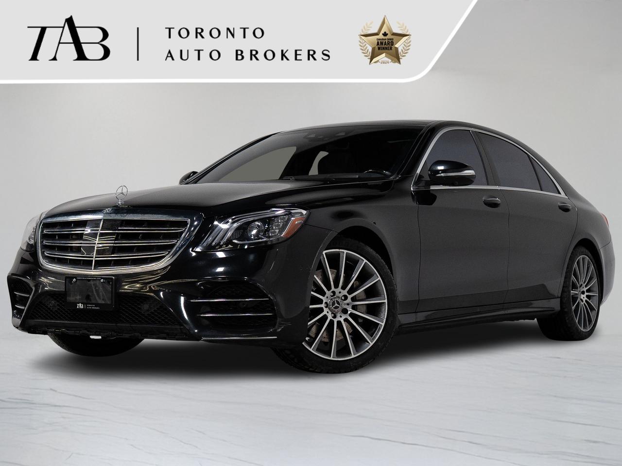 This 2019 Mercedes-Benz S-Class S 560 AMG LWB is a local Ontario vehicle that epitomizes luxury, performance, and advanced technology. With its long-wheelbase design, handcrafted interior, and AMG styling, the S 560 delivers an unmatched driving experience. Its powerful V8 engine, refined ride, and premium features make it the ultimate flagship sedan for comfort, style, and prestige.

Top Key Features:

Head-Up Display  1,500
20" AMG Multi-spoke Wheel  1,250
AIR-BALANCE Package  500
Intelligent Drive Package  2,300
Premium Package  6,100
Sport Package  5,900
7. Heated & Ventilated Front Seats with Memory Function
8. Heated Rear Seats
9. Head-Up Display (HUD)
10. Dual-Zone Automatic Climate Control
11. Panoramic Sunroof
12. Touchscreen Infotainment System with COMAND Interface
13. Apple CarPlay & Android Auto Integration
14. Adaptive LED Headlights with Signature DRL
15. Surround View Camera System
16. Front & Rear Parking Sensors
17. Keyless Entry & Push-Button Start
18. Advanced Driver Assistance Package (Lane Keeping Assist, Blind Spot Assist, Traffic Sign Assist)
19. Digital Instrument Cluster / Multi-Function Display
20. Legendary S-Class Luxury, Comfort, and Road Presence

NOW OFFERING 3 MONTH DEFERRED FINANCING PAYMENTS ON APPROVED CREDIT. 

WE OFFER THE BEST FINANCE RATES, AND DONT CHARGE ANY FINANCING FEE 

Looking for a top-rated pre-owned luxury car dealership in the GTA? Look no further than Toronto Auto Brokers (TAB)! Were proud to have won multiple awards, including the 2024 AutoTrader Best Priced Dealer, the 2024 CarGurus Award, the 2025 Top Choice Award, the 2025 Consumer Satisfaction Award, the 2025 Canadian Choice Award, the 2025 Three Best Rated Dealer Award, and many more!

With 30 years of experience serving the Greater Toronto Area, TAB is a respected and trusted name in the pre-owned luxury car industry. Our 30,000 sq.Ft indoor showroom is home to a wide range of luxury vehicles from top brands like BMW, Mercedes-Benz, Audi, Porsche, Land Rover, Jaguar, Aston Martin, Bentley, Maserati, and more. And we dont just serve the GTA, were proud to offer our services to all cities in Canada, including Vancouver, Montreal, Calgary, Edmonton, Winnipeg, Saskatchewan, Halifax, and more.

At TAB, were committed to providing a no-pressure environment and honest work ethics. As a family-owned and operated business, we treat every customer like family and ensure that every interaction is a positive one. Come experience the TAB Lifestyle at its truest form, luxury car buying has never been more enjoyable and exciting!

We offer a variety of services to make your purchase experience as easy and stress-free as possible. From competitive and simple financing and leasing options to extended warranties, aftermarket services, and full history reports on every vehicle, we have everything you need to make an informed decision. We welcome every trade, even if youre just looking to sell your car without buying, and when it comes to financing or leasing, we offer same day approvals, with access to over 50 lenders, including all of the banks in Canada. Feel free to check out your own Equifax credit score without affecting your credit score, simply click on the Equifax tab above and see if you qualify.

Call us today or visit our website to learn more about our inventory and services. And remember, all prices exclude applicable taxes and licensing, and vehicles can be certified at an additional cost of $999.