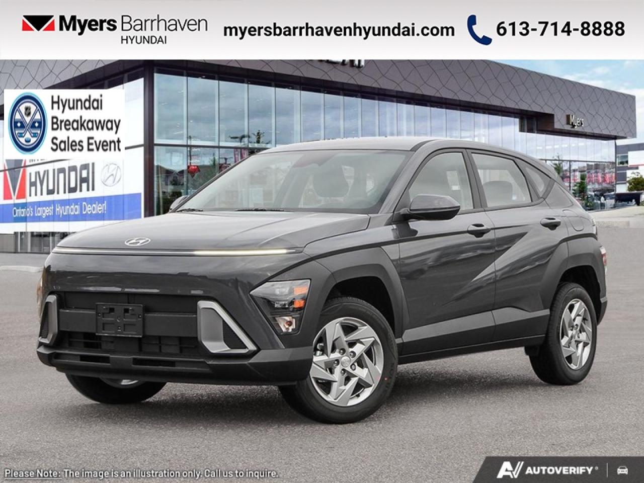 <b>Heated Seats,  Remote Start,  Lane Keep Assist,  Collision Mitigation!</b><br> <br> <br> <br>This Kona may be a small SUV but its big on adventure. <br> <br>With more versatility than its tiny stature lets on, this Kona is ready to prove that big things can come in small packages. With an incredibly long feature list, this Kona is incredibly safe and comfortable, compatible with just about anything, and ready for lifes next big adventure. For distilled perfection in the busy crossover SUV segment, this Kona is the obvious choice.<br> <br>This Ecotronic Grey coupe has an Automatic transmission and is powered by a 147HP 2.0L 4 Cylinder Engine. <br> <br> Our Konas trim level is Essential FWD. This compact SUV blends contemporary styling with impressive comfort, technology, and safety. Its sleek exterior features LED headlights, a bold black grille, and body-colored accents that give it a refined yet sporty look. Inside, youll find a spacious cabin with heated front seats, a large 12.3-inch touchscreen with wireless Android Auto and Apple CarPlay, Bluetooth, and multiple USB-C outlets for easy connectivity. Convenience features like push-button start, remote engine start, and smart device integration enhance everyday usability, while advanced safety systems including Blind Spot Collision Warning, Forward Collision Avoidance Assist, and Lane Keeping Assist ensure peace of mind on every drive. This vehicle has been upgraded with the following features: Heated Seats, Remote Start, Lane Keep Assist, Collision Mitigation.<br><br> <br/> See dealer for details. <br> <br> o~o