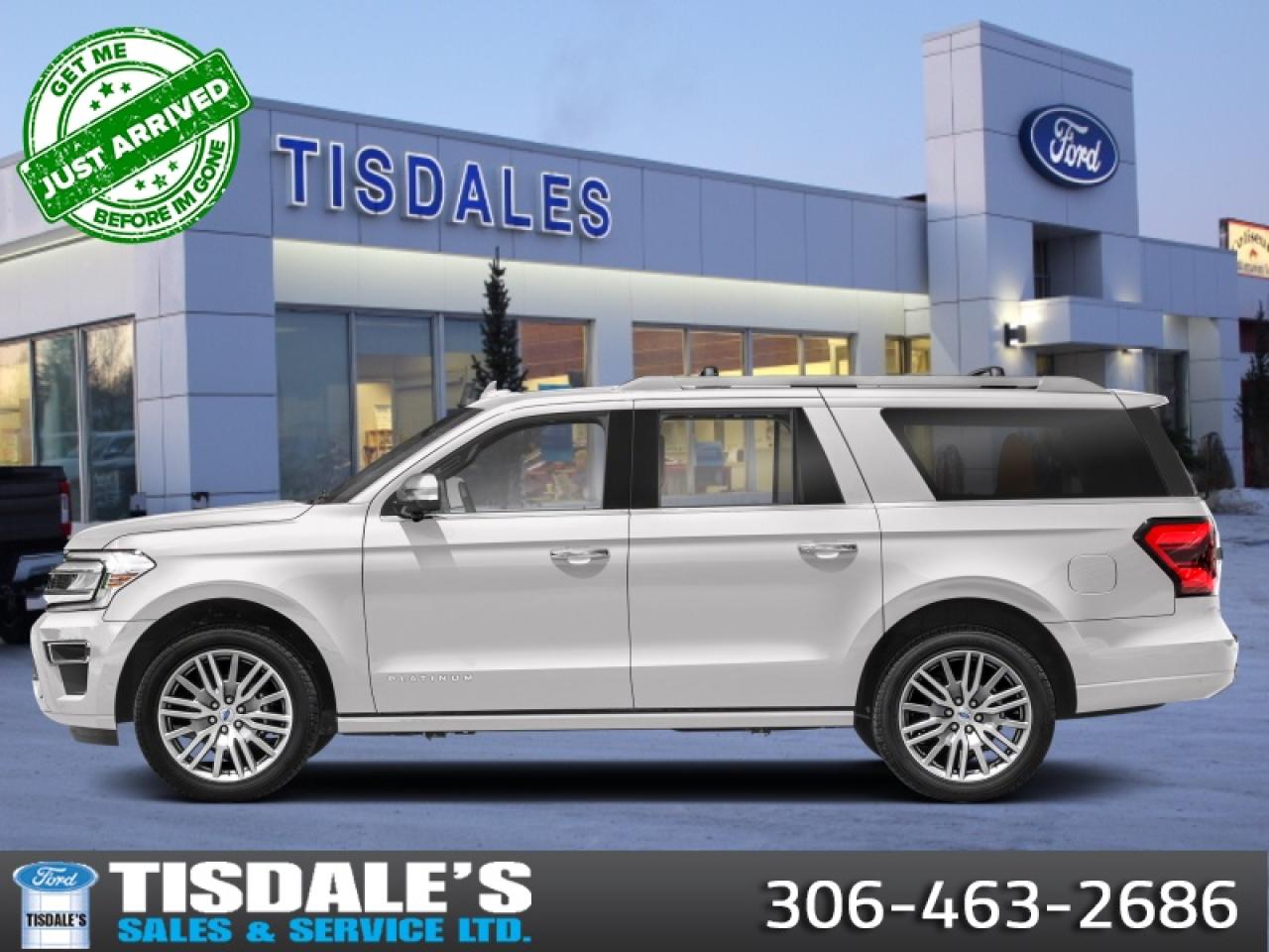Check out the large selection of pre-owned vehicles at Tisdales today!<br> <br>This Ford Expeditions styling conveys the best of what a full-size SUV can offer with remarkable comfort and capability plus an upscale attitude. This 2022 Ford Expedition is fresh on our lot in Kindersley. <br> <br>This Ford Expedition Max sets the benchmark for all other full size SUVs in multiple categories. From its vast and comfortable interior, to the excellent driving dynamics it delivers uncompromized towing capability, there isnt much this Expedition cant do. Power, style and plenty of space for passengers and cargo give the Ford Expedition its swagger and imposing presence on the road. This SUV has 122,001 km. Its Star White Metallic Tri-Coat in colour. It has a 10 Speed Automatic transmission and is powered by a 400HP 3.5L V6 Cylinder Engine.<br> To view the original window sticker for this vehicle view this <a href=http://www.windowsticker.forddirect.com/windowsticker.pdf?vin=1FMJK1MTXNEA01008 target=_blank>http://www.windowsticker.forddirect.com/windowsticker.pdf?vin=1FMJK1MTXNEA01008</a>. <br/><br> <br>To apply right now for financing use this link: <a href=http://www.tisdales.com/shopping-tools/apply-for-credit.html target=_blank>http://www.tisdales.com/shopping-tools/apply-for-credit.html</a><br><br> <br/><br>Tisdales is not your standard dealership. Sales consultants are available to discuss what vehicle would best suit the customer and their lifestyle, and if a certain vehicle isnt readily available on the lot, one will be brought in. o~o
