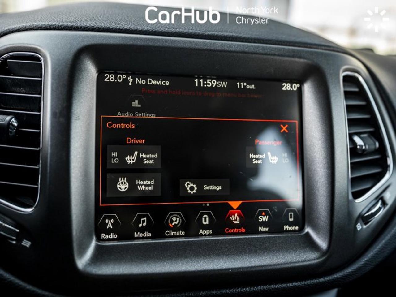 2017 Jeep Compass Trailhawk Panoroof Cold Weather Package Premium Leather Interior Package Navi Photo