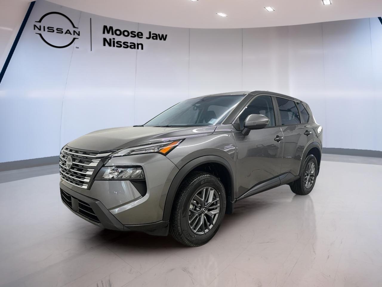 Meet the brand new 2026 Nissan Rogue S, now at Moose Jaw Nissan in Moose Jaw, finished in dark grey with a clean black interior. This SUV is built for Canadian roads and changing seasons, with all-wheel drive for added confidence when conditions turn slick.

Under the hood, the 2026 Nissan Rogue S uses a 1.5 L DOHC 12-valve 3-cylinder direct-injection turbocharged engine designed to deliver strong everyday response with smart efficiency. Power is managed through an Xtronic CVT, and paddle shifters let you take a more hands-on approach when you want quick, simple control on the go.

FEATURES OF THE Rogue S  
»» Brand new SUV in dark grey  
»» Black interior with clean, modern look  
»» Xtronic CVT with paddle shifters  
»» All-wheel drive for four-season traction  

ADVANCED SAFETY FEATURES  
»» All-wheel drive helps in poor weather  
»» Confident handling for everyday city driving  
»» Stable feel on wet, loose roads  
»» Predictable power delivery for smooth control  

PERFORMANCE AND EFFICIENCY  
»» 1.5 L turbo engine for torque  
»» Direct injection supports efficient combustion  
»» Xtronic CVT keeps revs low  
»» Paddle shifts add driver control  

COMFORT AND CONVENIENCE  
»» SUV seating height improves road view  
»» Cabin layout keeps controls within reach  
»» Four-door access for easy entry  
»» Practical design for daily family use  

TECHNONOLGY AND CONNECTIVITY  
»» Clear dash layout for quick glance  
»» Modern cabin design feels up to date  
»» Simple controls reduce driver distraction  
»» Easy-to-use interface for daily driving  

CARGO SPACE  
»» SUV cargo area suits daily errands  
»» Room for groceries and weekend bags  
»» Practical rear space for larger items  
»» Versatile layout for active lifestyles  

WHAT OTHER OWNERS LIKE  
»» Confident feel from all-wheel drive  
»» Smooth operation from Xtronic CVT  
»» Turbo power for easy merging  
»» Practical size for city parking  

This 2026 Nissan Rogue Ss VIN is: JN8BT3AB1TW089861.