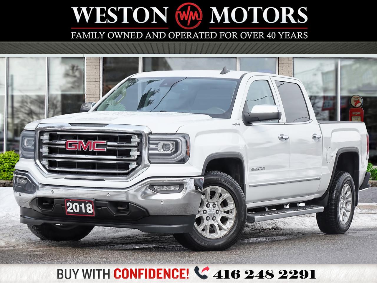 2018 GMC Sierra 1500 SLT*4X4*POWER GROUP*NAVI*REV-CAM