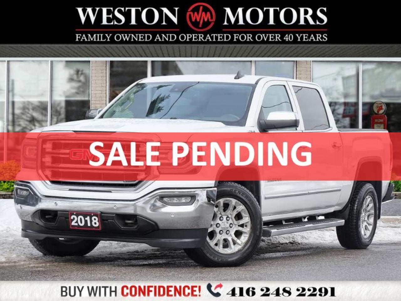 2018 GMC Sierra 1500 SLT*4X4*POWER GROUP*NAVI*REV-CAM