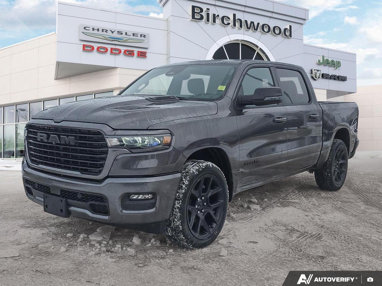 Trailer Sway Control
Brake Assist
Advanced Brake Assist
Electronic Stability Control
Hill Start Assist
Traction Control
Electronic Roll Mitigation
Advanced multistage front air bags
Front height adjusting shoulder belts
Supplemental side air bags
Child Seat Anchor SystemLATCH Ready
Supplemental front seatside air bags
Supplemental side curtain front and rear air bags
Experience the future of truck performance with the 2026 Ram 1500 Sport. This cutting-edge vehicle combines power, efficiency, and advanced technology to deliver an unparalleled driving experience.

- 3.0L I6 Hurricane SO Twin Turbo ESS engine for exceptional power and efficiency
- Dual-pane panoramic sunroof for an open-air feel
- Sport performance hood enhancing both aesthetics and aerodynamics
- Adaptive cruise control and collision mitigation for enhanced safety
- 12.0 Uconnect 5W Nav display with Apple CarPlay and Android Auto
- 4G LTE Wi-Fi hotspot for constant connectivity
- Trailer brake control for confident towing

Dont miss your chance to own this remarkable truck. Reserve yours today or contact Birchwood Chrysler Dodge Jeep Ram to schedule a test drive and experience the future of trucking firsthand.
Birchwood Chrysler Dodge is your choice for New Chrysler, Dodge, Jeep, RAM vehicles in Winnipeg. 
 
With us, Experience is Everything. Complete as much or as little of your purchase online as you like. All pricing you see is what you pay. No hidden fees. All new vehicle special offers and discounts are already calculated in the pricing. On our website you can choose payment options and terms knowing these are transparent and accurate.

Start your purchase online to build your exact pricing to your specifics like how much money down, vehicle trade and any accessories or added optional protection that suits your needs.

Any questions let us know by calling (204) 774-4444, wed love to send you a video to clarify any questions about a vehicle!

Visit us in store at 90-3965 Portage Ave in the Birchwood Autopark.

Dealer permit #5686
Dealer permit #5686