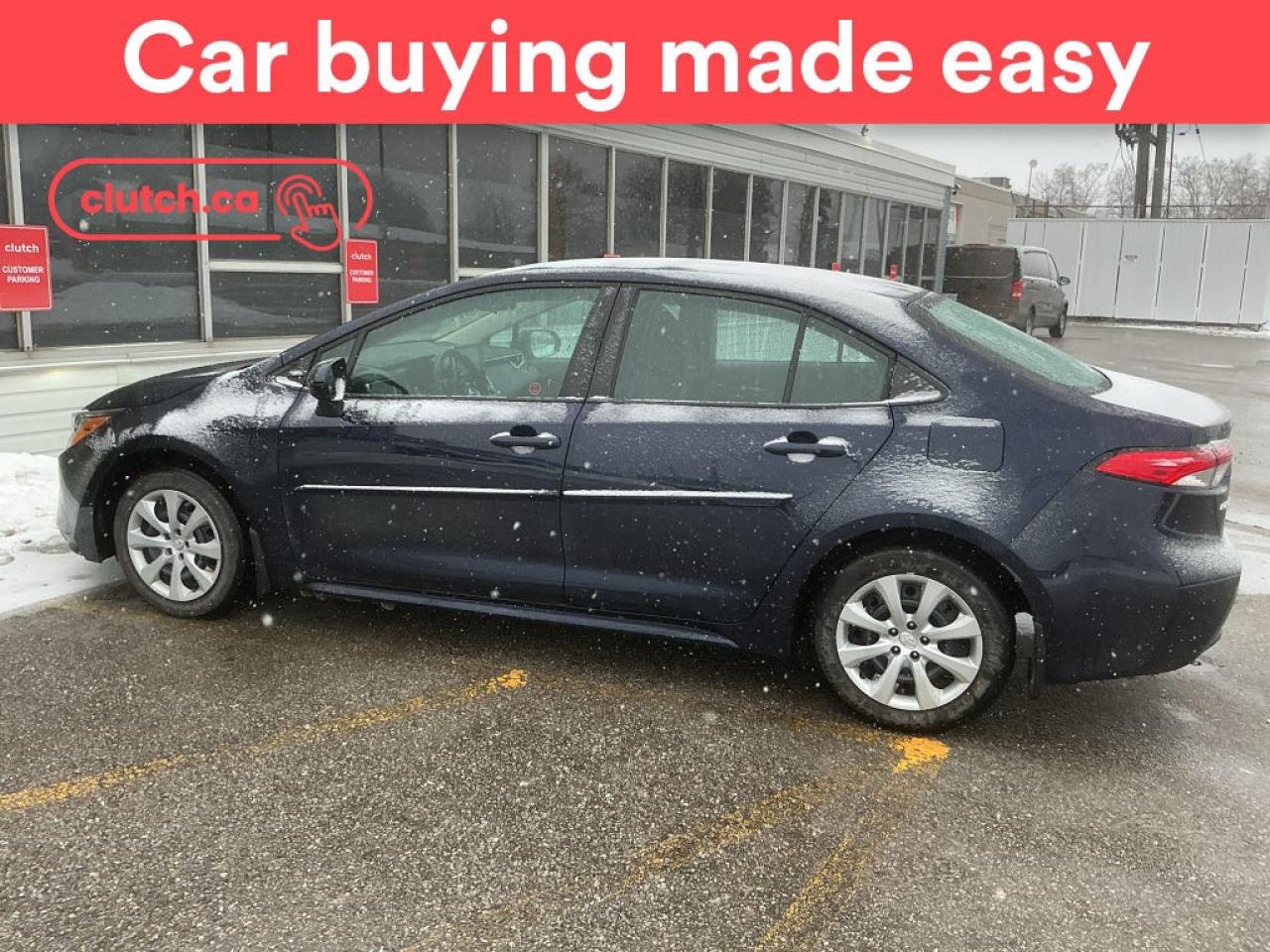 NO ACCIDENTS / CLEAN CARFAX / 1 OWNER / Front Heated Seats, Climate Control, Bluetooth Music and more!<br> <br>Clutch is the largest online used car retailer in Canada, delivering a seamless, hassle-free car-buying experience to drivers everywhere. Shop thousands of used cars online, get the right one delivered to your door, and enjoy peace of mind with our 10-Day Money-Back Guarantee. How sweet is that? To learn more, visit clutch.ca.<br> <br>The top features for this car include:<br> <br>Brake Assist<br>Front Heated Seats<br>Climate Control<br>Bluetooth Music<br>Touchscreen Display<br>Cruise Control<br>Adaptive Cruise Control<br>12V Outlet<br>Hands Free Device Connectivity<br>Apple CarPlay<br>USB Input<br>Keyless Entry<br>Lane Departure Warning<br>Active Lane Keep Assistance<br>Blindspot Sensors<br>Forward Collision Mitigation<br>Pedestrian Detection<br>Driver Attention Alert<br>Hill Assistance<br>Automatic High Beams<br>Rear View Camera<br> <br>Seamless home delivery - Delivery to your door in a matter of days. Available on select packages.<br> <br>Try it out for 10 days - If you do not like it, we will take it back. <br> <br>Quality assured - All cars go through our rigorous 210-point inspection and reconditioning process.<br> <br>Peace of mind - Warranty and protection plans available.<br> <br>Haggle-free - No haggling or hard sells.<br> <br>100% Transparency - Full inspection reports on every car, including high-res photography and a free Carfax report.<br> <br>Listed price is for cash purchase only and does not include taxes, Shipping Fees (if applicable), Delivery Fees (if applicable), government licensing fees.<br> <br>Previous Provincial Registrations:<br>Ontario<br> <br>Stock # 85647