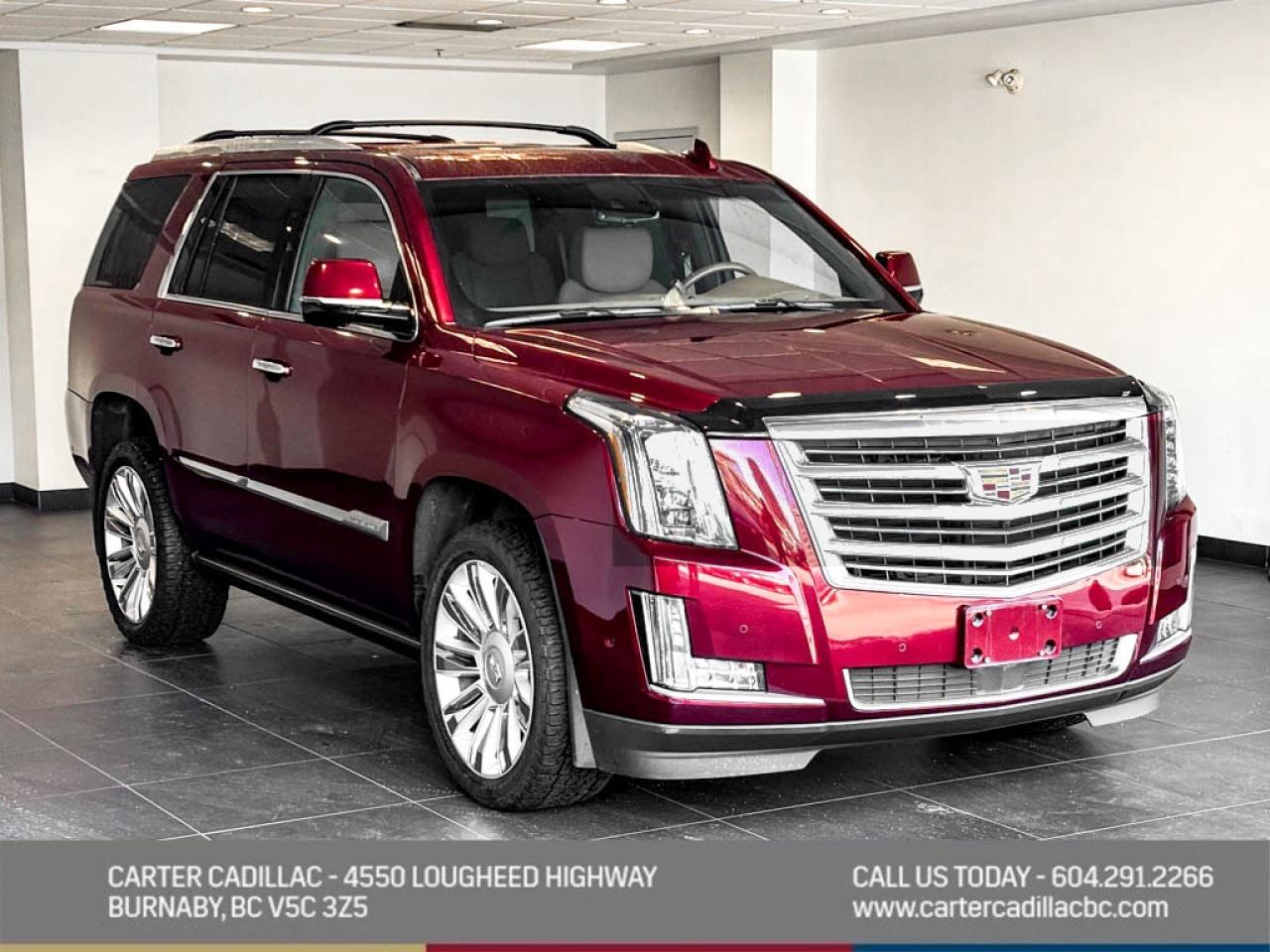 Used 2017 Cadillac Escalade PLATINUM 4WD | 6.2L ENG/HF LIFTGATE/16-SPKR AUDIO for sale in Burnaby, BC