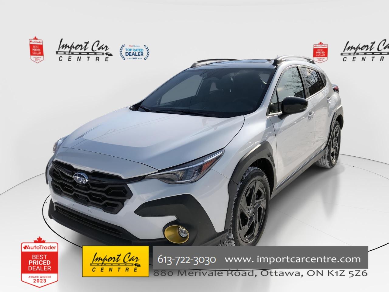Used 2024 Subaru XV Crosstrek Onyx ONYX, EYSIGHT, 182 HP, ROOF, HTD.SEATS, BK.CA for sale in Ottawa, ON
