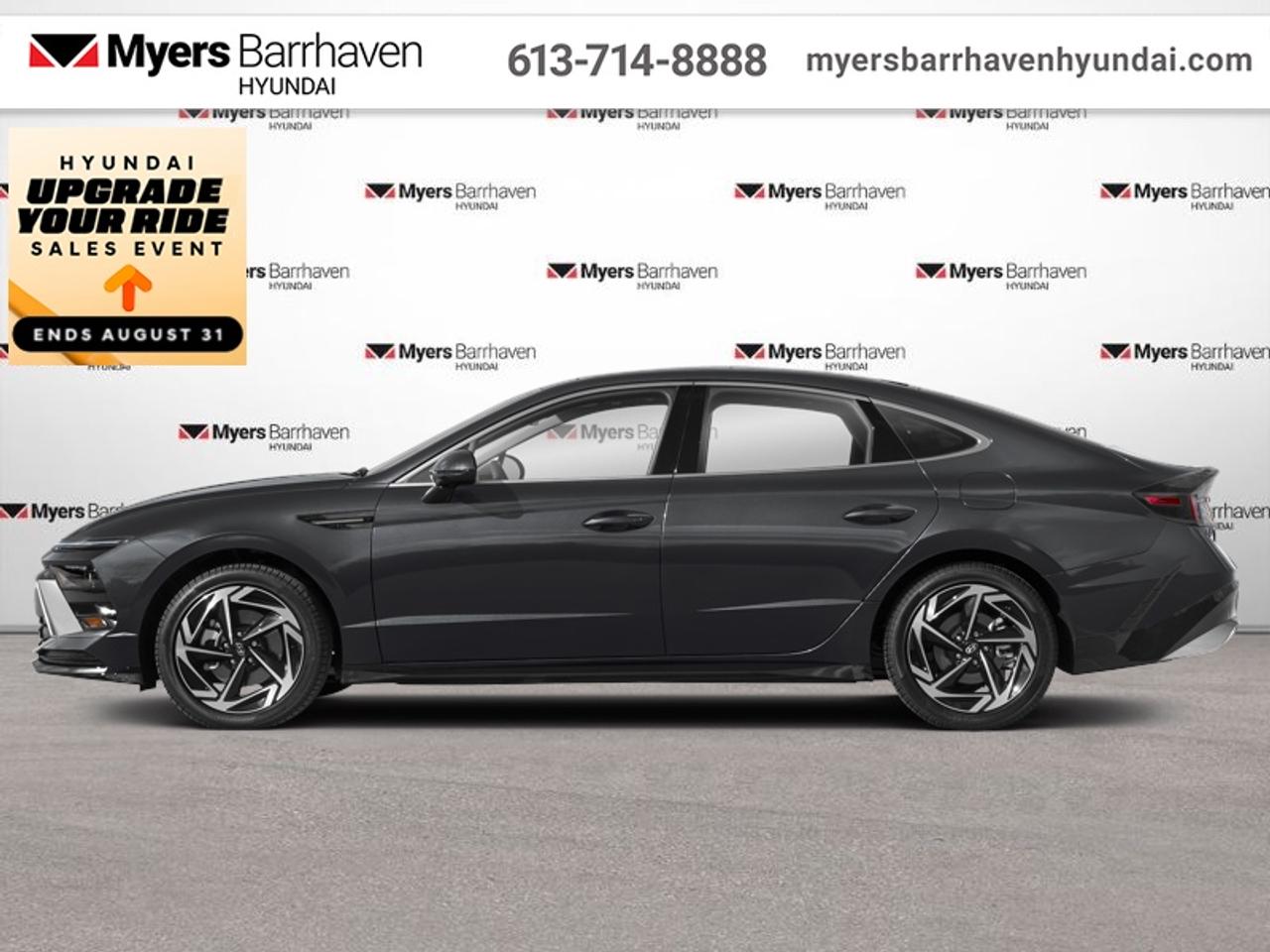 <b>Sunroof,  Cooled Seats,  Heated Steering Wheel,  Remote Start,  Lane Keep Assist!</b><br> <br> From the sporty, ultramodern exterior to the tech-rich refinement inside, this 2026 Sonata continues to break new ground.<br> <br>This 2026 Sonata sets the sedan standard with a new, futuristic look, more premium features, and loads of tech upgrades both intelligent and intuitive. Head turning styling with incredibly balanced dynamics ensure that this sedan is a pleasure to both look at and to drive. A beautifully crafted interior with endless comfort make this 2026 Sonata the midsize sedan to beat.<br> <br>This Abyss Black sedan has an Automatic transmission and is powered by a 191HP 2.5L 4 Cylinder Engine. <br> <br> Our Sonatas trim level is Preferred-Trend AWD. The cabin emphasizes comfort and advanced technology with heated and ventilated front bucket seats, an 8-way power driver seat with lumbar support, a power passenger seat, leather seating surfaces, a heated leather steering wheel, dual zone automatic climate control, and metal-look interior accents, while the sliding and tilting sunroof spanning both rows is integrated naturally into the experience. A 12.3 inch touchscreen with wireless Android Auto and Apple CarPlay, SiriusXM, Bluetooth, BlueLink services, turn by turn navigation, OTA updates, USB connectivity, wireless phone connectivity, two front LCD monitors, smart trunk access, proximity key with push button start, remote start, a digital driver information center, and comprehensive storage solutions enhance convenience. Safety features include Lane Follow Assist, Lane Keep Assist with departure warning, Blind Spot Collision Warning, Rear Cross Traffic Collision Avoidance Assist, Forward Collision Avoidance Assist with pedestrian, cyclist, and junction detection, Driver Monitoring Alert, a tire pressure monitoring system, multiple airbags including driver knee and rear side impact units, child safety locks, and a back up camera. This vehicle has been upgraded with the following features: Sunroof, Cooled Seats, Heated Steering Wheel, Remote Start, Lane Keep Assist, Collision Mitigation.<br><br> <br/><br> o~o