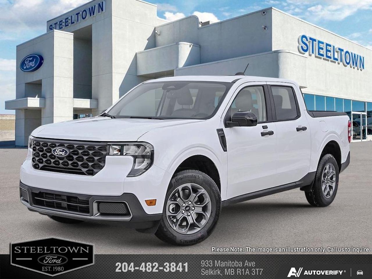 <b>FordPass Connect,  Apple CarPlay,  Android Auto,  Pre-Collision Assist,  Lane Keep Assist!</b><br> <br> <br> <br>We value your TIME, we wont waste it or your gas is on us!   We offer extended test drives and if you cant make it out to us we will come straight to you!<br> <br>The 2026 Ford Maverick delivers compact utility, bold styling and versatile capability in a pickup built for modern life. <br> <br>The 2026 Ford Maverick balances the utility of a pickup with the size and maneuverability tailored for daily use and light-duty tasks. Inside, the cabin features thoughtful materials, simple modern tech and seating designed to support every passenger comfortably. With its versatile footprint, confident styling and Fords reputation for dependability, the Maverick stands out as a smart choice for lifestyle-driven truck buyers.<br> <br>This Oxford White Crew Cab 4X4 pickup has an Automatic transmission and is powered by a 191HP 2.5L 4 Cylinder Engine. <br> <br> Our Mavericks trim level is XLT. This hybrid pickup blends efficiency and versatility, pairing a lithium-ion battery with regenerative braking and a 1,400 lb maximum payload to handle both daily drives and demanding tasks with ease. Inside, it features a spacious cabin with cloth bucket seats, a 13.2 SYNC 4 touchscreen, wireless Apple CarPlay and Android Auto, SiriusXM, Bluetooth, 5G Wi-Fi hotspot, and smart storage solutions for both passengers and gear. Safety is prioritized with Pre-Collision Assist with pedestrian detection, lane-keeping aid, driver monitoring, cross-traffic mitigation, multiple airbags including curtain and knee protection, rear child safety locks, and Fords advanced stability and traction systems for confident driving in all conditions. This vehicle has been upgraded with the following features: FordPass Connect, Apple CarPlay, Android Auto, Pre-Collision Assist, Lane Keep Assist, Lane Departure Warning.<br><br> View the original window sticker for this vehicle with this url <b><a href=http://www.windowsticker.forddirect.com/windowsticker.pdf?vin=3FTTW8J30TRA33913 target=_blank>http://www.windowsticker.forddirect.com/windowsticker.pdf?vin=3FTTW8J30TRA33913</a></b>.<br> <br>To apply right now for financing use this link: <a href=http://www.steeltownford.com/?https://CreditOnline.dealertrack.ca/Web/Default.aspx?Token=bf62ebad-31a4-49e3-93be-9b163c26b54c&La target=_blank>http://www.steeltownford.com/?https://CreditOnline.dealertrack.ca/Web/Default.aspx?Token=bf62ebad-31a4-49e3-93be-9b163c26b54c&La</a><br><br> <br/>    4.99% financing for 84 months.  Incentives expire 2026-03-31.  See dealer for details. <br> <br>Family owned and operated in Selkirk for 35 Years.  <br>Steeltown Ford is located just 20 minutes North of the Perimeter Hwy, with an onsite banking center that offers free consultations. <br>Ask about our special dealer rates available through all major banks and credit unions.<br>Dealer retains all rebates, plus taxes, govt fees and Steeltown Protect Plus.<br>Steeltown Ford Protect Plus includes:<br>- Life Time Tire Warranty <br>Dealer Permit # 1039<br><br><br> Come by and check out our fleet of 120+ used cars and trucks and 140+ new cars and trucks for sale in Selkirk.  o~o