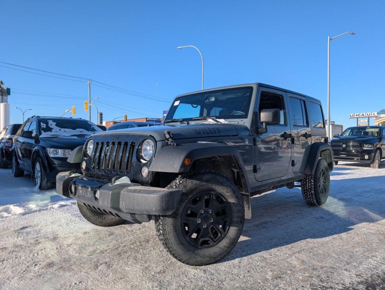 Used 2015 Jeep Wrangler Unlimited Sport 4X4 Manual | QUICK SELL!!! | LOCAL TRADE | ALPINE SOUND SYSTEM | for sale in Winnipeg, MB