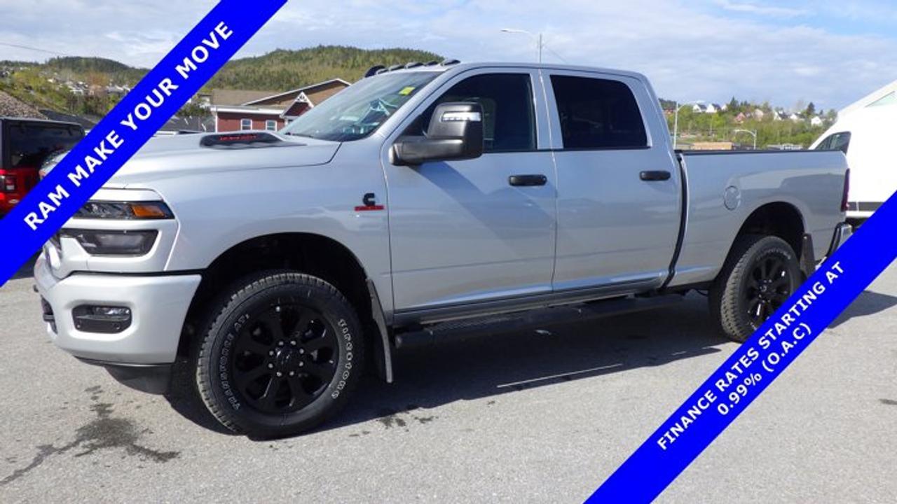 Black Express 4x4 Crew Cab 64 Box, 8-Speed Automatic w/OD, Intercooled Turbo Diesel I-6 6.7 L/408