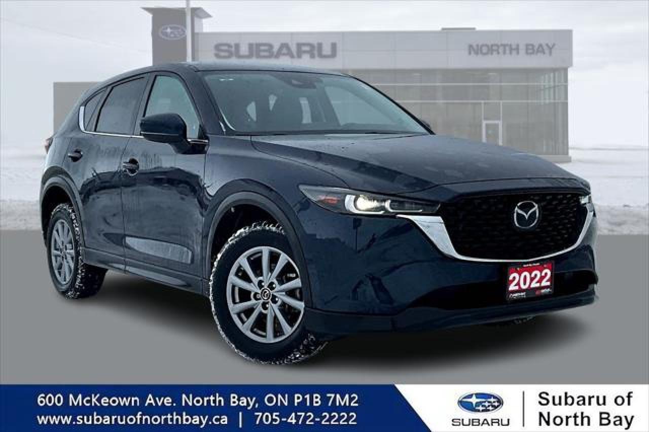 Meet the 2022 Mazda CX-5, a smart and refined used SUV offered by Subaru of North Bay in North Bay. CARFAX Canada reports it has never been accidented, and it has had a single owner. Finished in Silver with a Black interior, its a clean, confident choice for daily driving.

This 2022 Mazda CX-5 gives you the right mix of comfort, control, and practical size. With 72,164 km, its well suited for commuting, weekend trips, and everything in between. You also get the smooth feel of a 6-speed automatic transmission for easy driving in town.

Under the hood, this 2022 Mazda CX-5 is powered by a SKYACTIV-G 2.5L inline-4 gasoline engine (2.5 L). It delivers responsive power for merging and passing, while keeping day-to-day operation simple and familiar. With 4 doors, its easy for passengers to get in and out.

FEATURES OF THE CX-5  
»» Compact SUV size, easy to park  
»» Silver exterior with clean, modern look  
»» 4-door layout for everyday practicality  
»» SKYACTIV-G 2.5L gasoline engine power  

ADVANCED SAFETY FEATURES  
»» CARFAX Canada reports no accident history  
»» Single-owner history adds extra peace of mind  
»» SUV driving position improves outward visibility  
»» Four-door access helps safer passenger loading  

PERFORMANCE AND EFFICIENCY  
»» SKYACTIV-G 2.5L inline-4 gasoline engine  
»» 6-speed automatic transmission for smooth shifts  
»» Balanced power for city and highway driving  
»» Stable SUV stance for confident road feel  

COMFORT AND CONVENIENCE  
»» Black interior with clean, simple layout  
»» Four doors for easy entry and exit  
»» Practical SUV height for daily errands  
»» Comfortable cabin for long drives  

TECHNONOLGY AND CONNECTIVITY  
»» Clear, driver-focused dash layout and controls  
»» Automatic transmission keeps driving simple  
»» Modern SUV design supports daily usability  
»» Easy-to-read instruments for quick checks  

CARGO SPACE  
»» SUV cargo area suits daily shopping trips  
»» Room for luggage and weekend gear  
»» Four-door access helps family loading needs  
»» Practical shape for boxes and strollers  

WHAT OTHER OWNERS LIKE  
»» Smooth, predictable power delivery in traffic  
»» Easy-to-drive size with SUV visibility  
»» Practical cargo space for everyday life  
»» Comfortable ride for longer commutes  

This 2022 Mazda CX-5s VIN is: JM3KFBCM1N0594288.

The advertised price is for financing only and applies exclusively to vehicles eligible for financing. Vehicles sold as-is are not eligible for financing and require full payment at purchase. All cash purchases of finance-eligible vehicles will be subject to an additional $2,501.00. This advertised price also does not include taxes and licensing fees. For as-is vehicles: the motor vehicle sold under this contract is being sold as-is and is not represented as being in road worthy condition, mechanically sound or maintained at any guaranteed level of quality.<p> a smart and refined used SUV offered by Subaru of North Bay in North Bay. CARFAX Canada reports it has never been accidented</p>
<p> and everything in between. You also get the smooth feel of a 6-speed automatic transmission for easy driving in town.

Under the hood</p>
<p> this 2022 Mazda CX-5 is powered by a SKYACTIV-G 2.5L inline-4 gasoline engine (2.5 L). It delivers responsive power for merging and passing</p>
<p> modern look  
»» 4-door layout for everyday practicality  
»» SKYACTIV-G 2.5L gasoline engine power  

ADVANCED SAFETY FEATURES  
»» CARFAX Canada reports no accident history  
»» Single-owner history adds extra peace of mind  
»» SUV driving position improves outward visibility  
»» Four-door access helps safer passenger loading  

PERFORMANCE AND EFFICIENCY  
»» SKYACTIV-G 2.5L inline-4 gasoline engine  
»» 6-speed automatic transmission for smooth shifts  
»» Balanced power for city and highway driving  
»» Stable SUV stance for confident road feel  

COMFORT AND CONVENIENCE  
»» Black interior with clean</p>
<p> simple layout  
»» Four doors for easy entry and exit  
»» Practical SUV height for daily errands  
»» Comfortable cabin for long drives  

TECHNONOLGY AND CONNECTIVITY  
»» Clear</p>
<p> driver-focused dash layout and controls  
»» Automatic transmission keeps driving simple  
»» Modern SUV design supports daily usability  
»» Easy-to-read instruments for quick checks  

CARGO SPACE  
»» SUV cargo area suits daily shopping trips  
»» Room for luggage and weekend gear  
»» Four-door access helps family loading needs  
»» Practical shape for boxes and strollers  

WHAT OTHER OWNERS LIKE  
»» Smooth</p>
<p> predictable power delivery in traffic  
»» Easy-to-drive size with SUV visibility  
»» Practical cargo space for everyday life  
»» Comfortable ride for longer commutes  

This 2022 Mazda CX-5s VIN is: JM3KFBCM1N0594288.

The advertised price is for financing only and applies exclusively to vehicles eligible for financing. Vehicles sold as-is are not eligible for financing and require full payment at purchase. All cash purchases of finance-eligible vehicles will be subject to an additional $2</p>
<p>501.00. This advertised price also does not include taxes and licensing fees. For as-is vehicles: the motor vehicle sold under this contract is being sold as-is and is not represented as being in road worthy condition</p>