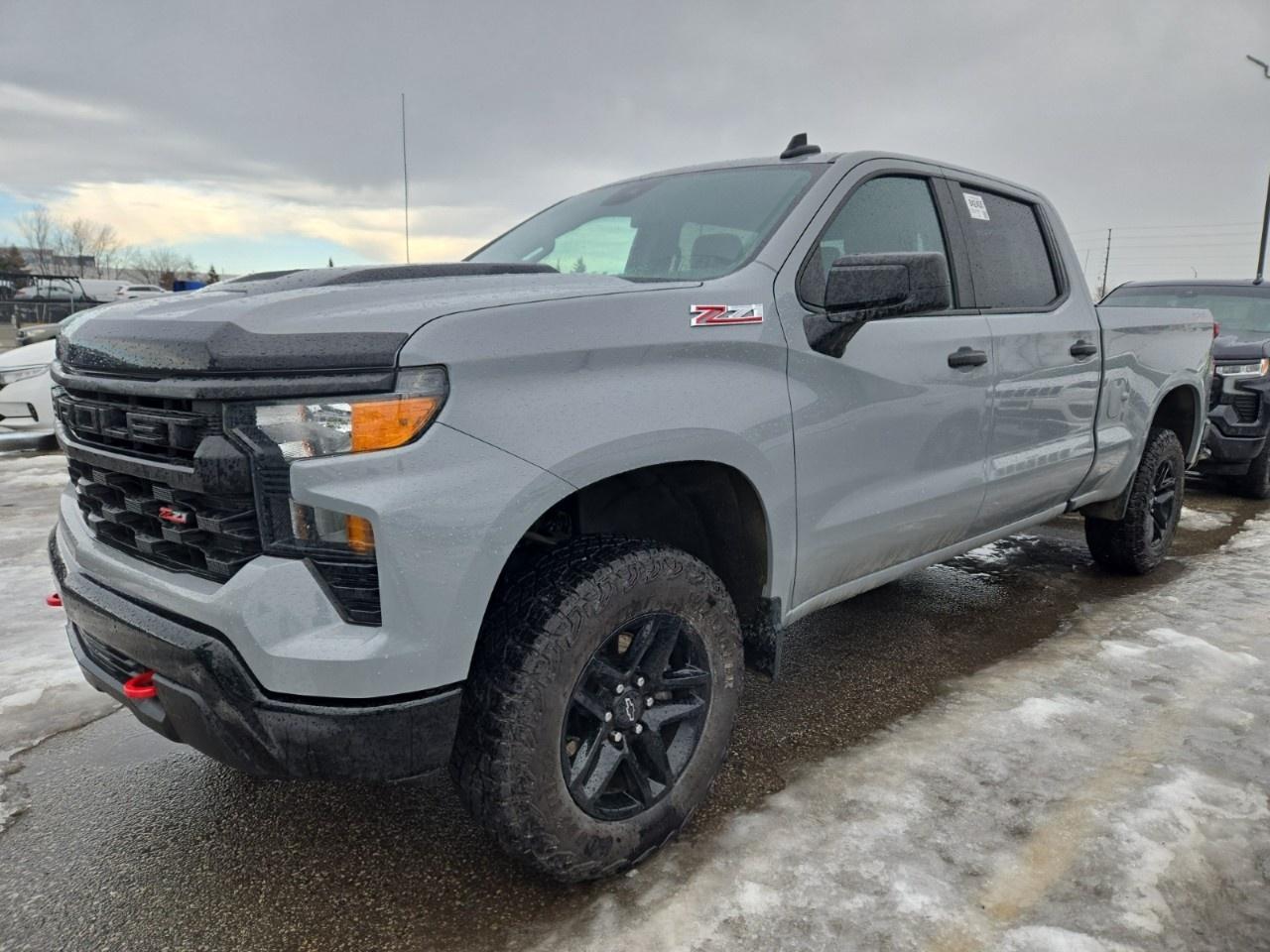 Recent Arrival! 2024 Chevrolet Silverado 1500 Custom Trail Boss Crew Cab | Trail Boss | One Owner | Zacks Certified. 8-Speed Automatic 4WD Sterling Gray Metallic 2.7L I4 Turbocharged DOHC 16V LEV3-ULEV50 310hp<br /><br /><br />8-Speed Automatic, 4WD, Jet Black w/Cloth Seat Trim, 10-Way Power Driver Seat w/Lumbar, 120-Volt Bed Mounted Power Outlet, 120-Volt Interior Power Outlet, 3.5''' Monochromatic Display Driver Info Centre, 40/20/40 Front Split-Bench Seat, 6-Speaker Audio System, Apple CarPlay/Android Auto, Auto-Locking Rear Differential, Bluetooth® For Phone, Chevrolet Connected Access Capable, Colour-Keyed Carpeting Floor Covering, Custom Convenience Package, Deep-Tinted Glass, Dual Rear USB Ports (Charge Only), Electric Rear-Window Defogger, Electrical Steering Column Lock, Electronic Cruise Control, EZ Lift Power Lock & Release Tailgate, Forward Collision Alert, Front reading lights, Front Rubberized Vinyl Floor Mats, HD Rear Vision Camera, Heated door mirrors, Heavy-Duty Air Filter, Hill Descent Control, Hitch Guidance, Integrated Trailer Brake Controller, Lane Keep Assist w/Lane Departure Warning, LED Cargo Area Lighting, Manual Tilt Wheel Steering Column, OnStar & Chevrolet Connected Services Capable, Performance Red Recovery Hooks, Power driver seat, Power Front Windows w/Driver Express Up/Down, Power Front Windows w/Passenger Express Down, Power Rear Windows w/Express Down, Power windows, Preferred Equipment Group 2CX, Premium audio system: Chevrolet Infotainment 3, Radio: Chevrolet Infotainment 3 System, Rear 60/40 Folding Bench Seat (Folds Up), Rear Rubberized-Vinyl Floor Mats, Remote Keyless Entry, Remote Vehicle Starter System, SiriusXM, Standard Tailgate, Suspension Package, Theft Deterrent System (Unauthorized Entry), Tilt steering wheel, Trailering Package, Wheels: 18''' x 8.5''' Black Painted Aluminum, Wi-Fi Hot Spot Capable.<br /><br />Certification Program Details: Fresh 2 Yr MVI | 30 day warranty* | 110 point inspection | Full tank of fuel | Krown rustproofed | Flexible financing options | Professionally detailed<br /><br />This vehicle is Zacks Certified! You're approved! We work with you. Together we'll find a solution that makes sense for your individual situation. Please visit us or call 902 843-3900 to learn about our great selection.<br /><br />With 22 lenders available Zack's Auto Sales can offer our customers with the lowest available interest rate. Thank you for taking the time to check out our selection!