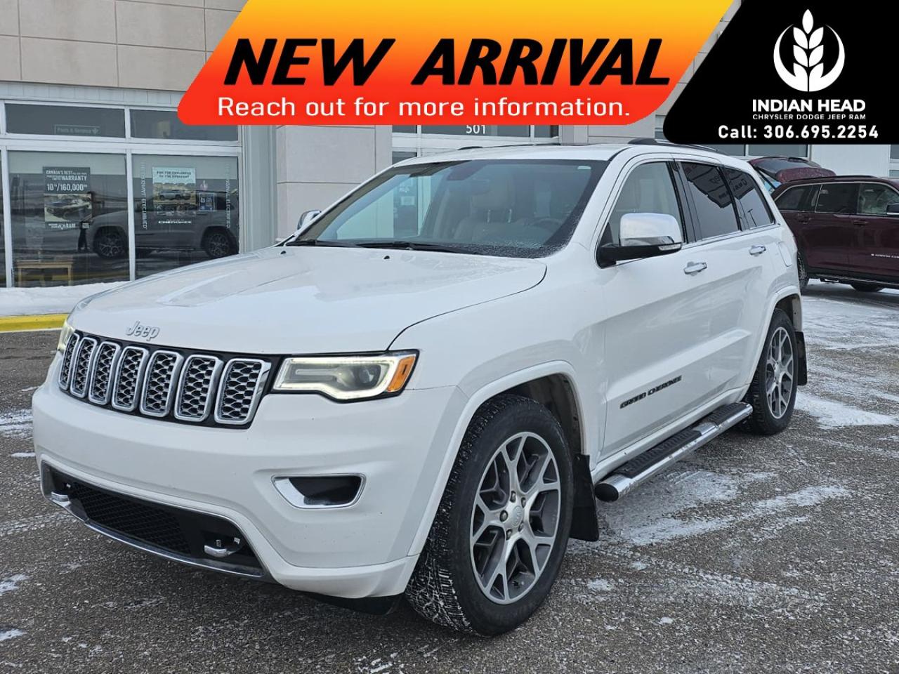 Used 2021 Jeep Grand Cherokee OVERLAND 4X4 for sale in Indian Head, SK