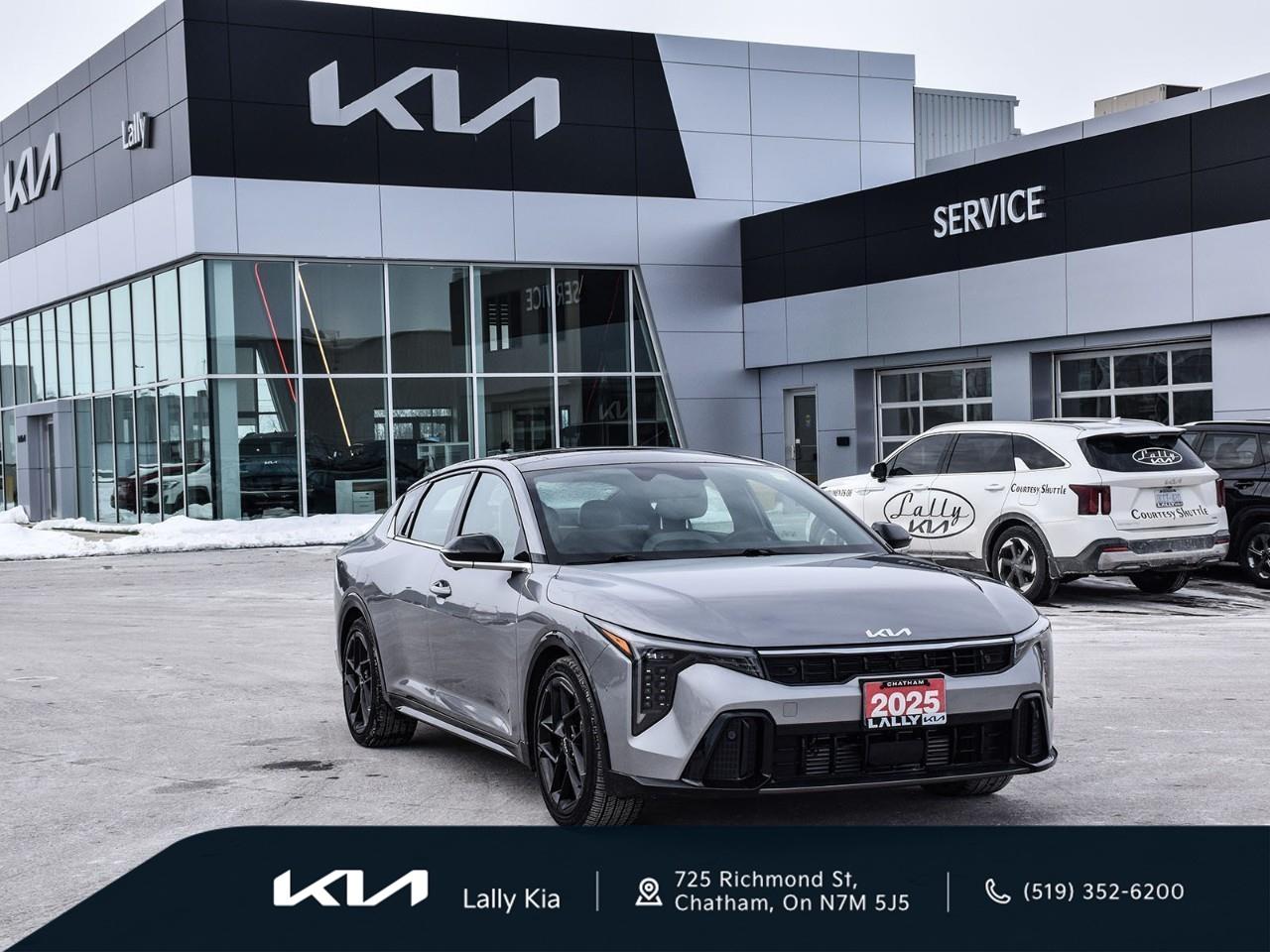 <p><strong>2025 Kia K4 GT-Line Turbo Limited  Dealership Demo</strong></p><p>Experience premium comfort and spirited performance in this K4 GT-Line Turbo Limited, equipped with <strong>Leather</strong>, <strong>Heated Seats</strong>, a <strong>Heated Steering Wheel</strong>, and a <strong>Panoramic Roof</strong> for added openness and style. With low kilometres and a clean history, its an excellent choice for refined daily driving  and it qualifies for new-car incentives to enhance its value.</p><p>This vehicle qualifies for new vehicle programs and incentives.</p><p><strong>Important Notice: Demo Vehicle Availability</strong></p><p>To ensure that the demo vehicle you are interested in is available when you arrive, please call ahead and schedule an appointment. We recommend booking in advance to avoid any inconvenience.</p><p>Thank you for your understanding!</p><p><strong>Proudly serving our community, Lally Kia makes your car-buying experience simple, transparent, and worry-free.</strong></p> <p>We use no hassle no haggle live market pricing! Save money and time.</p><p>All prices shown include all fees. Reconditioning and Full Detailing. Taxes and Licensing extra.</p><p>All Pre-Owned vehicles come standard with one key. If we received additional keys from the previous owner they will be with the vehicle upon delivery at no cost. Additional keys may be purchased at customers requested and expense.</p><p>Book your appointment today!</p>