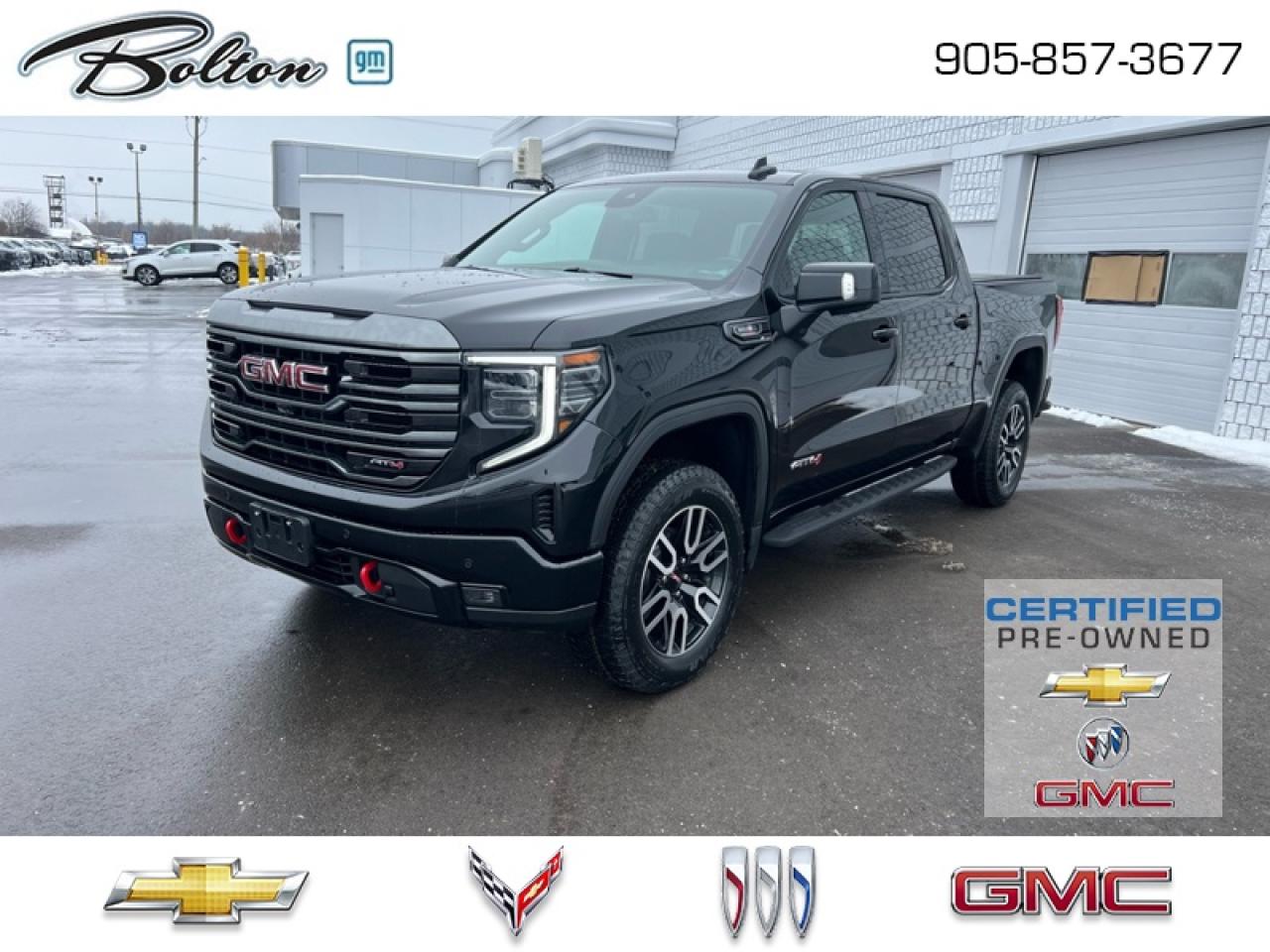 Used 2022 GMC Sierra 1500 AT4 GM CERTIFIED PRE-OWNED PROGRAM - FINANCE @ 3.99% for sale in Bolton, ON
