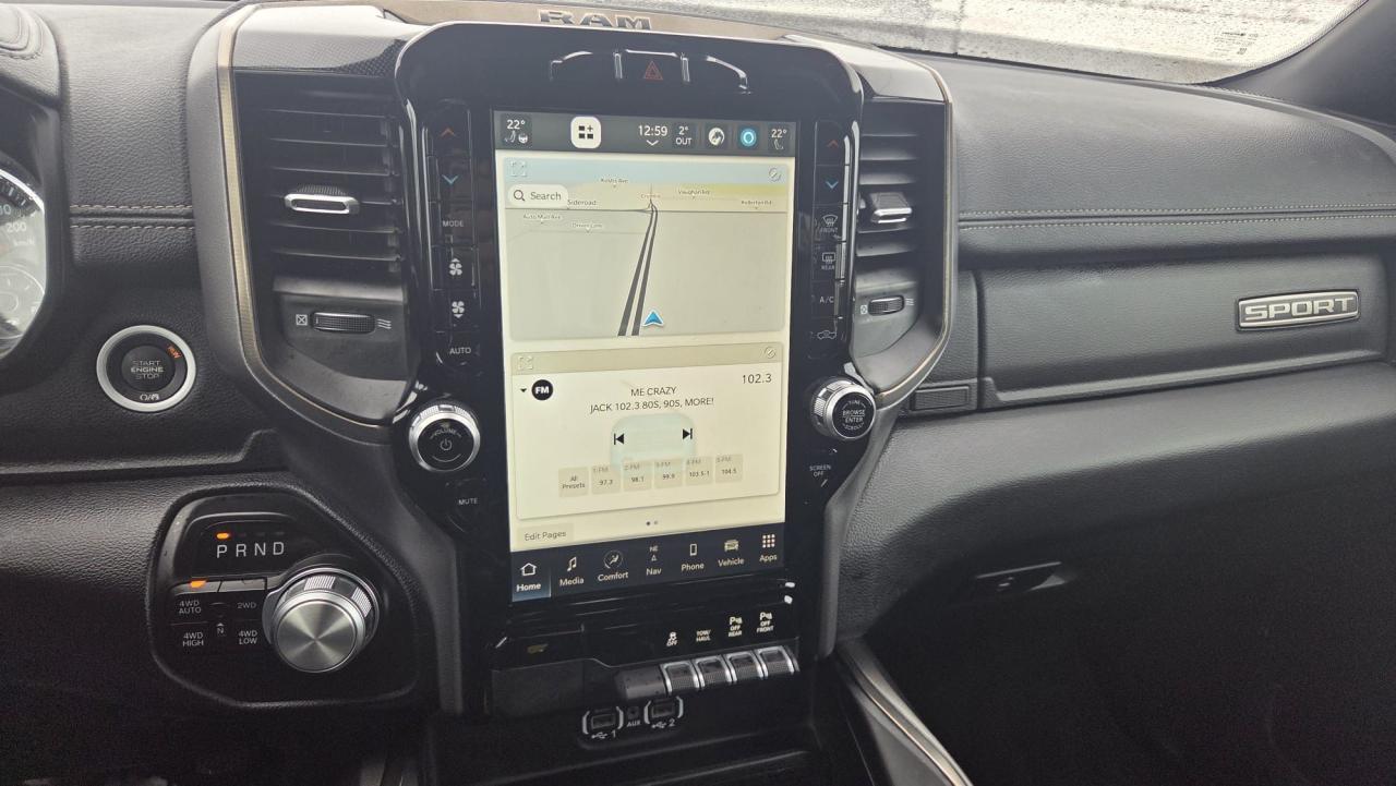 2022 RAM 1500 SPORT, CREW CAB, BIG SCREEN, ONLY 49KMS, CERTIFIED Photo